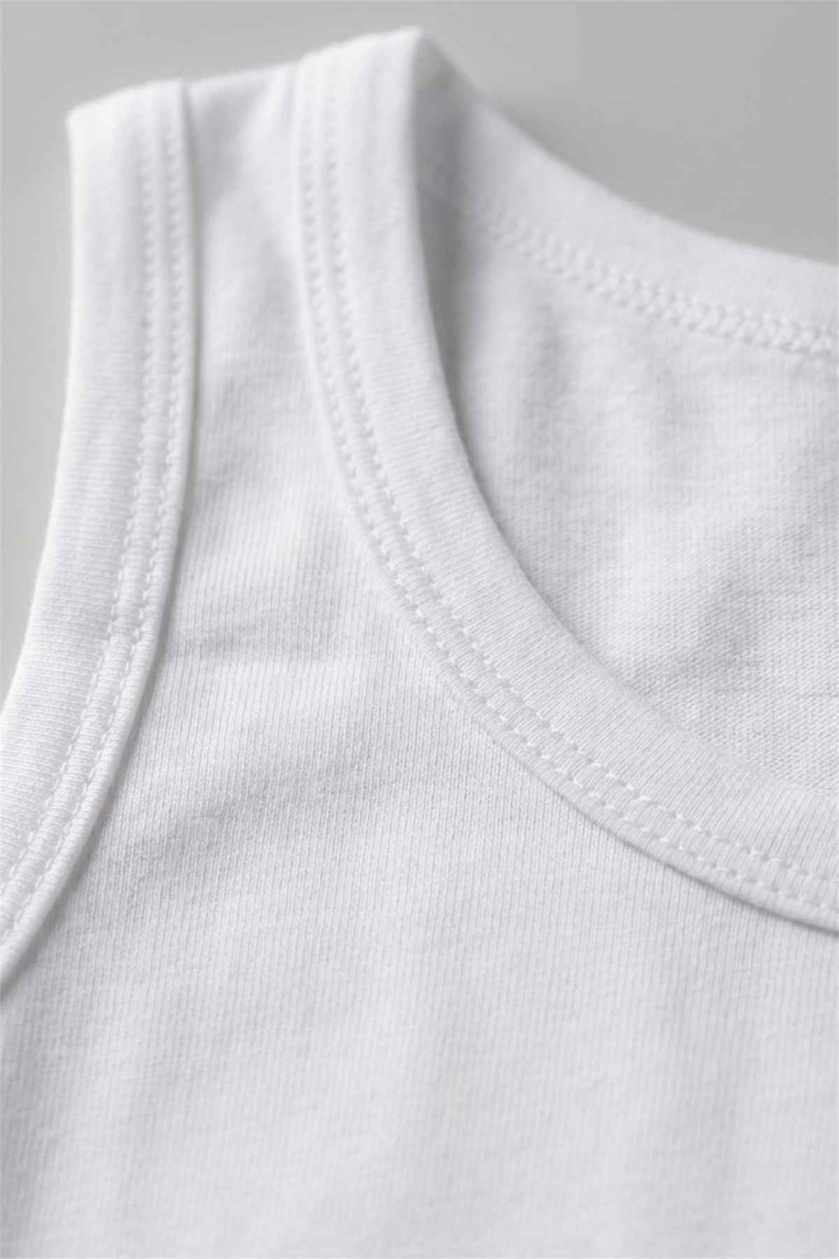 Pack Of 5 Basic White Boys Undershirts