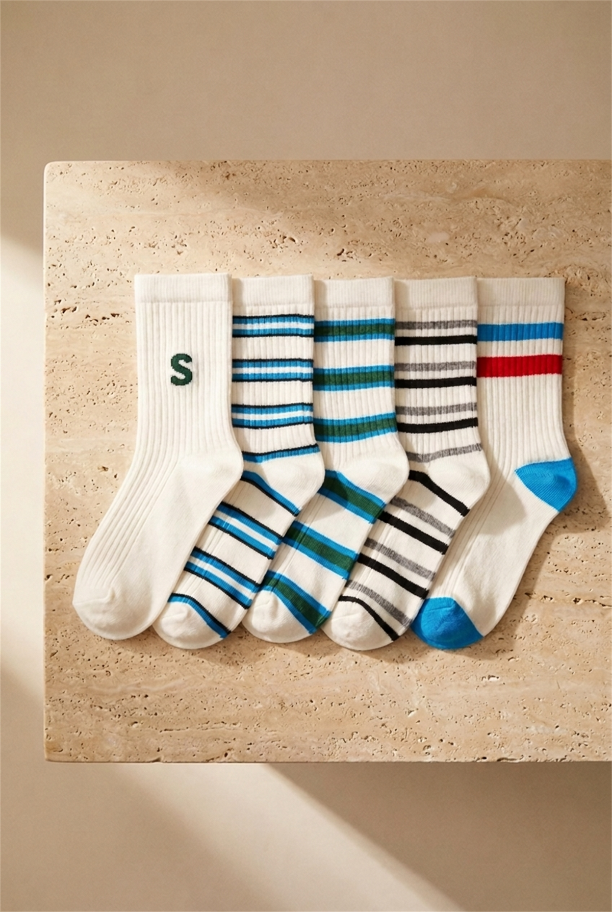 Pack Of 5 Boys Socks Multi Color