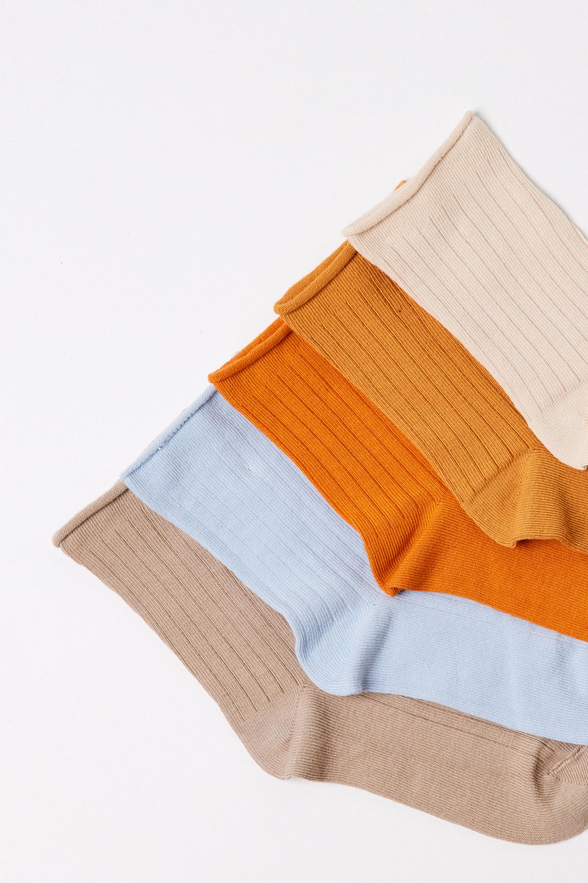 5-Pack Womens Ankle Socks Mix