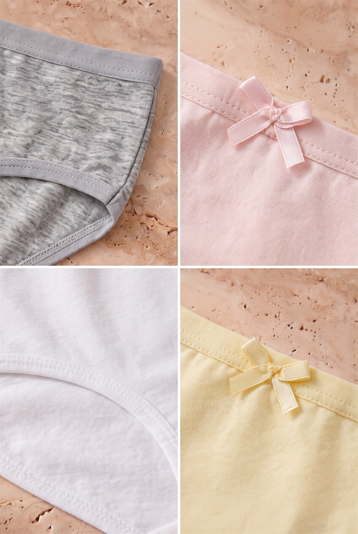 5li Paket Kız Çocuk Slip Çok Renkli