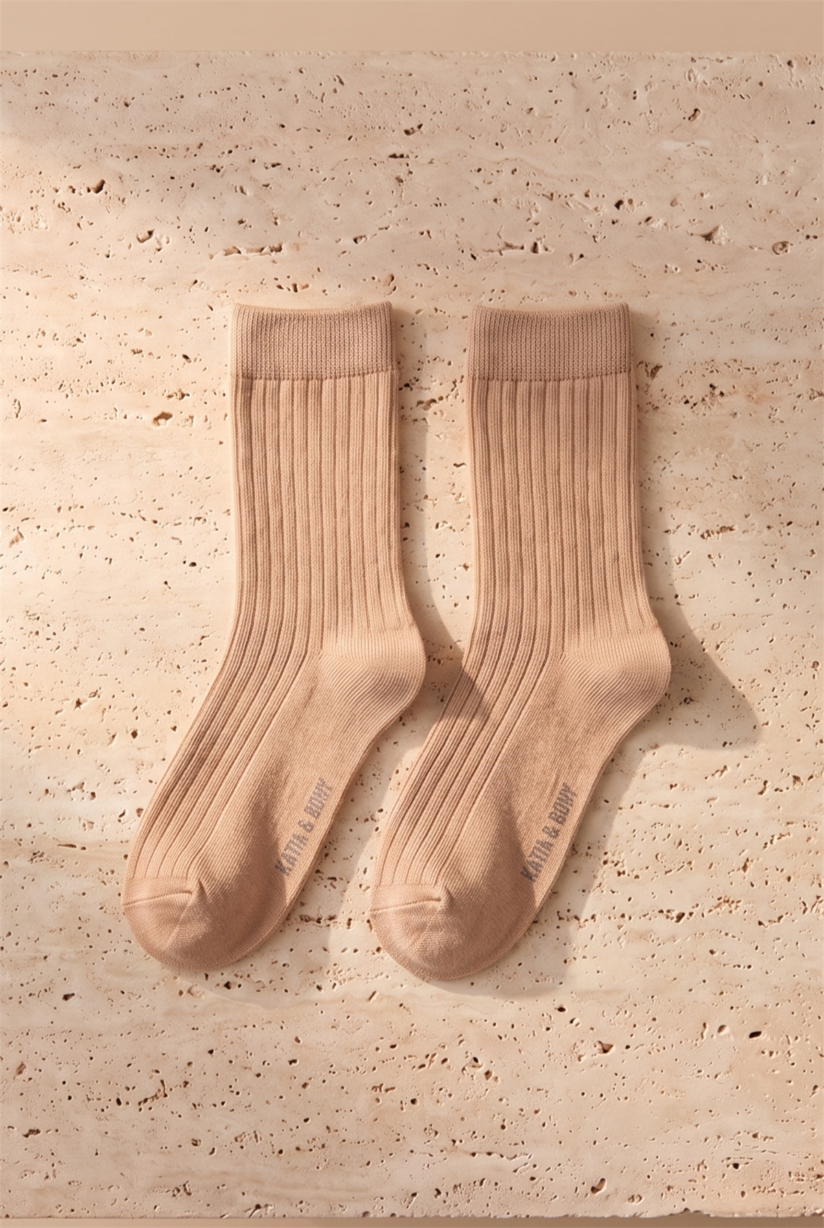 5li Paket Unisex Soket Çorap Kahverengi Karışık