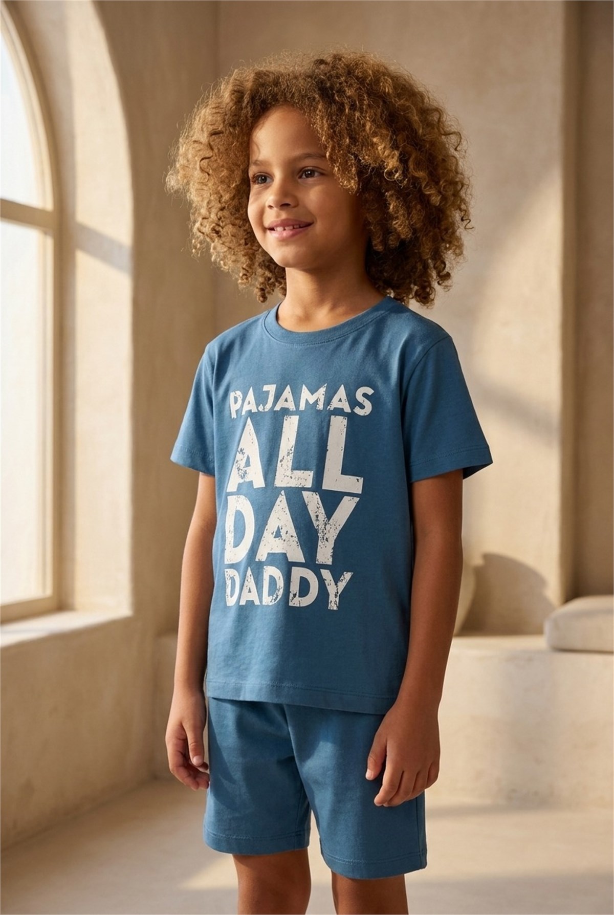 All Day Erkek Çocuk Pijama Üst Lacivert