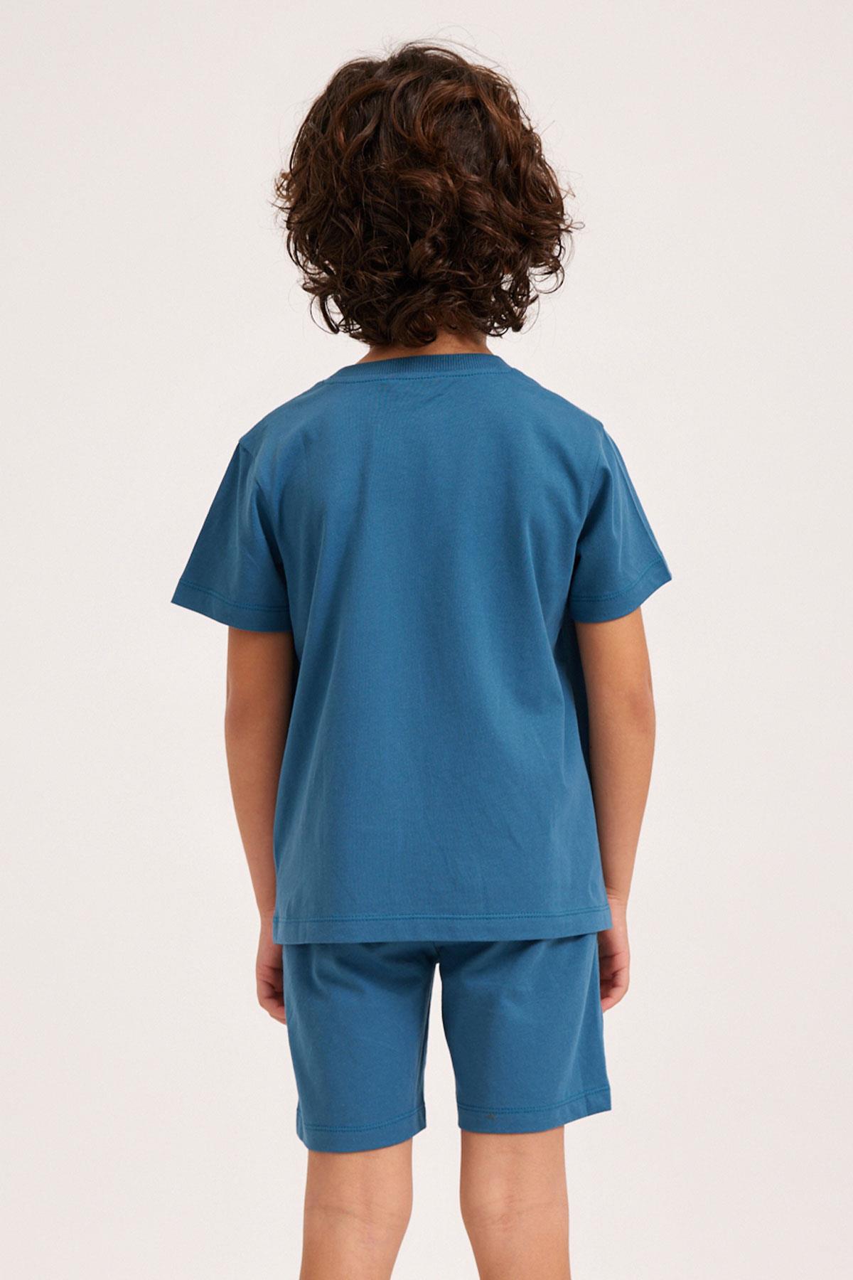 All Day Boys Pajama Top Navy Blue