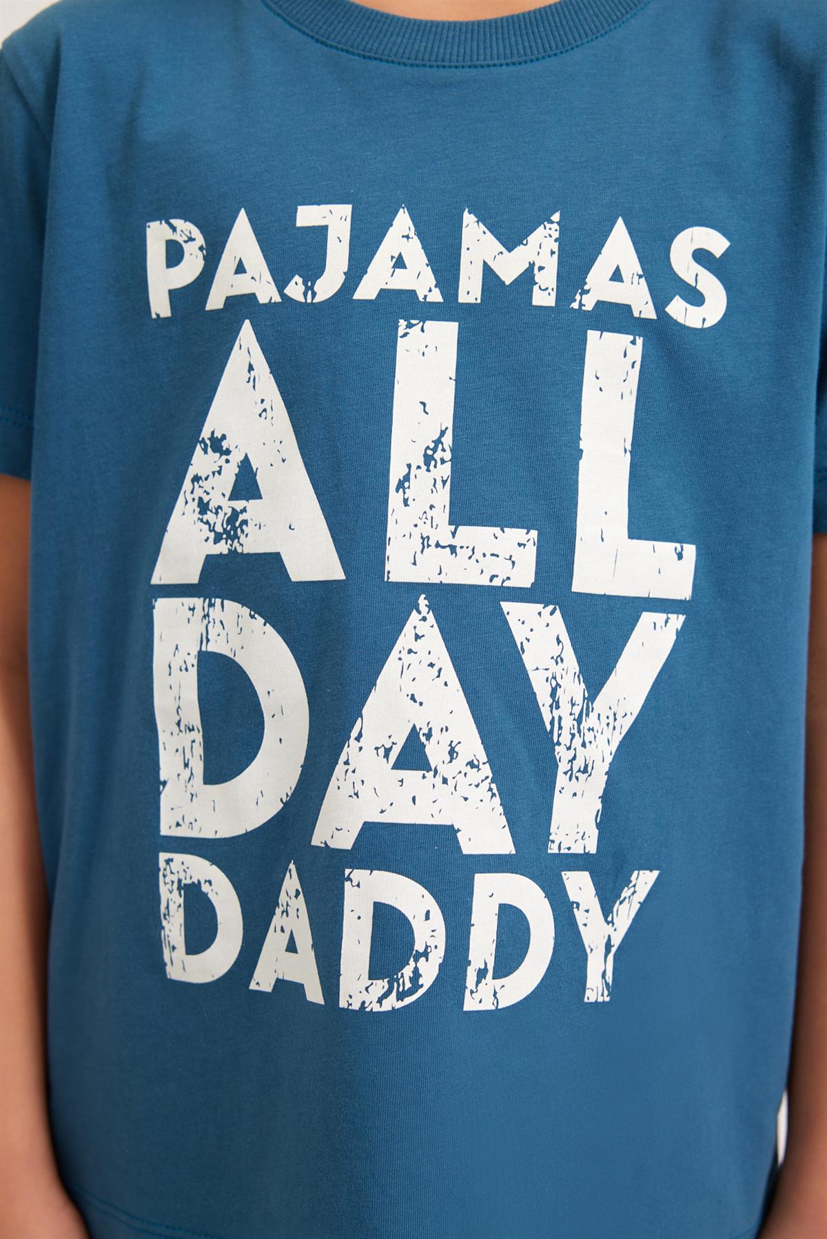 All Day Boys Pajama Top Navy Blue