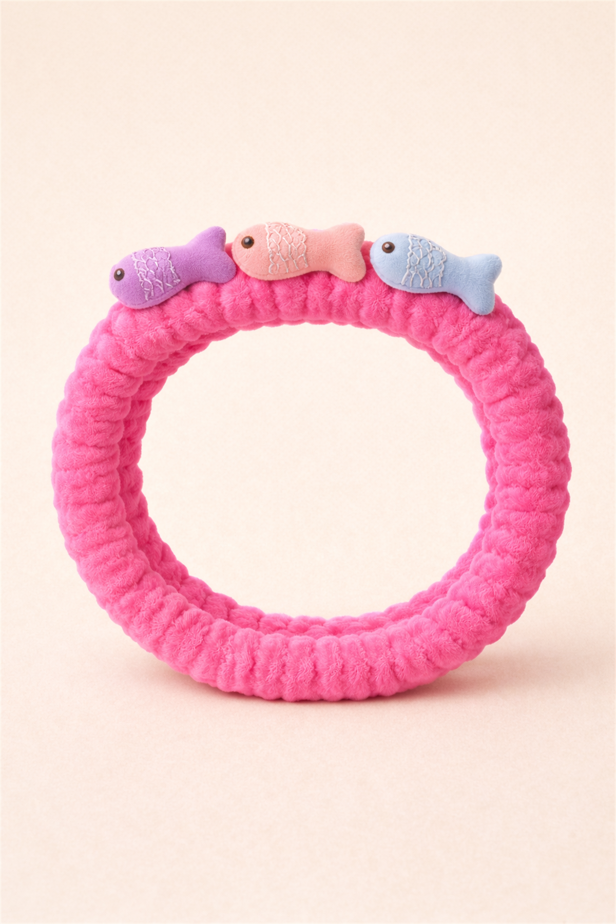 Hair Band With Fish Accessory Pink