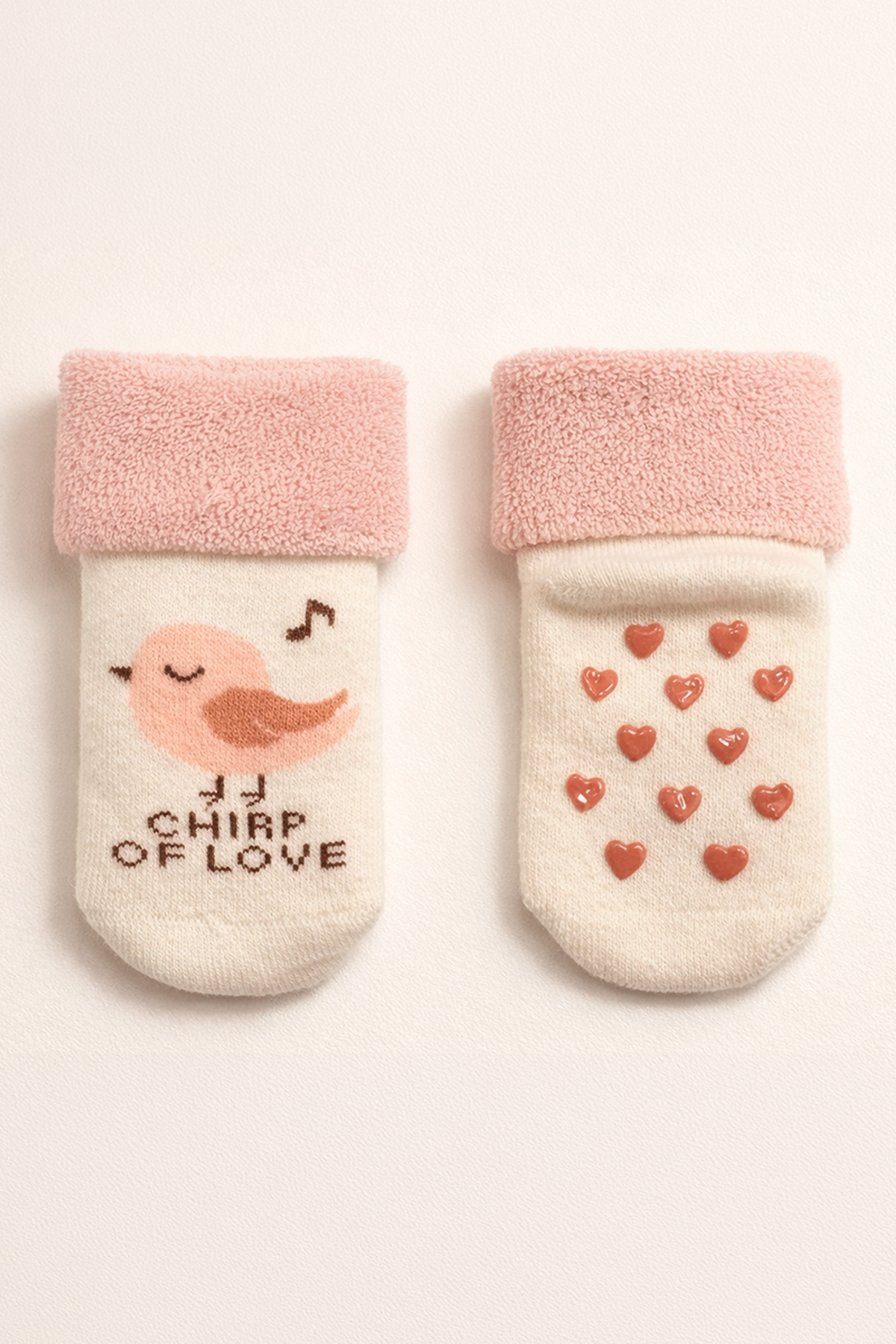 Bebek 3lü Hayvan Desenli İçi Havlu Soket Çorap