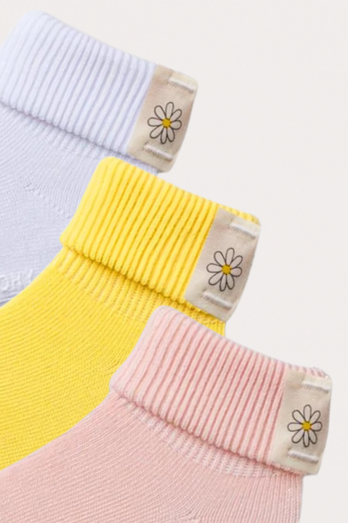 Baby 3-Piece Bee Box Detailed Basic Booties Socks