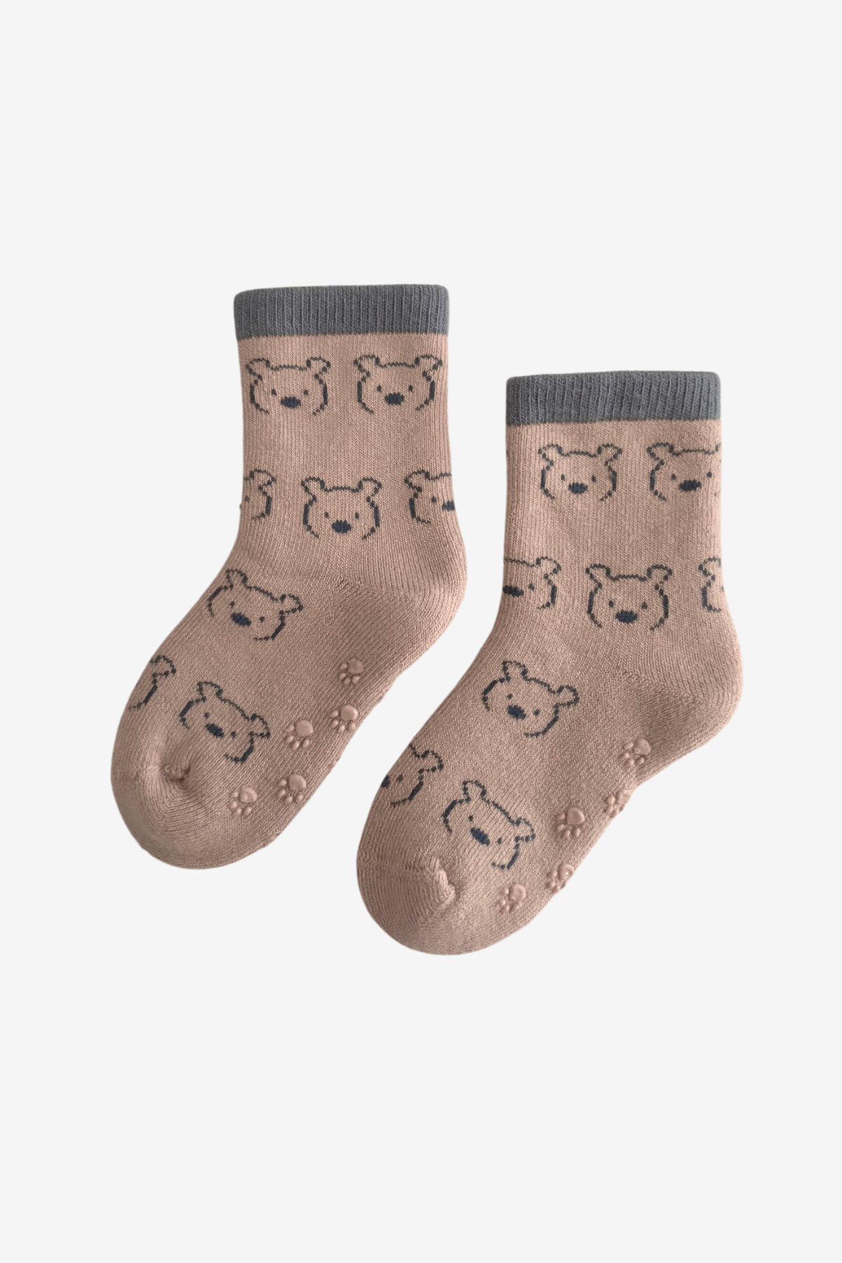 Bebek Sevimli Ayıcık Desenli 3lü Havlu Soket Çorap