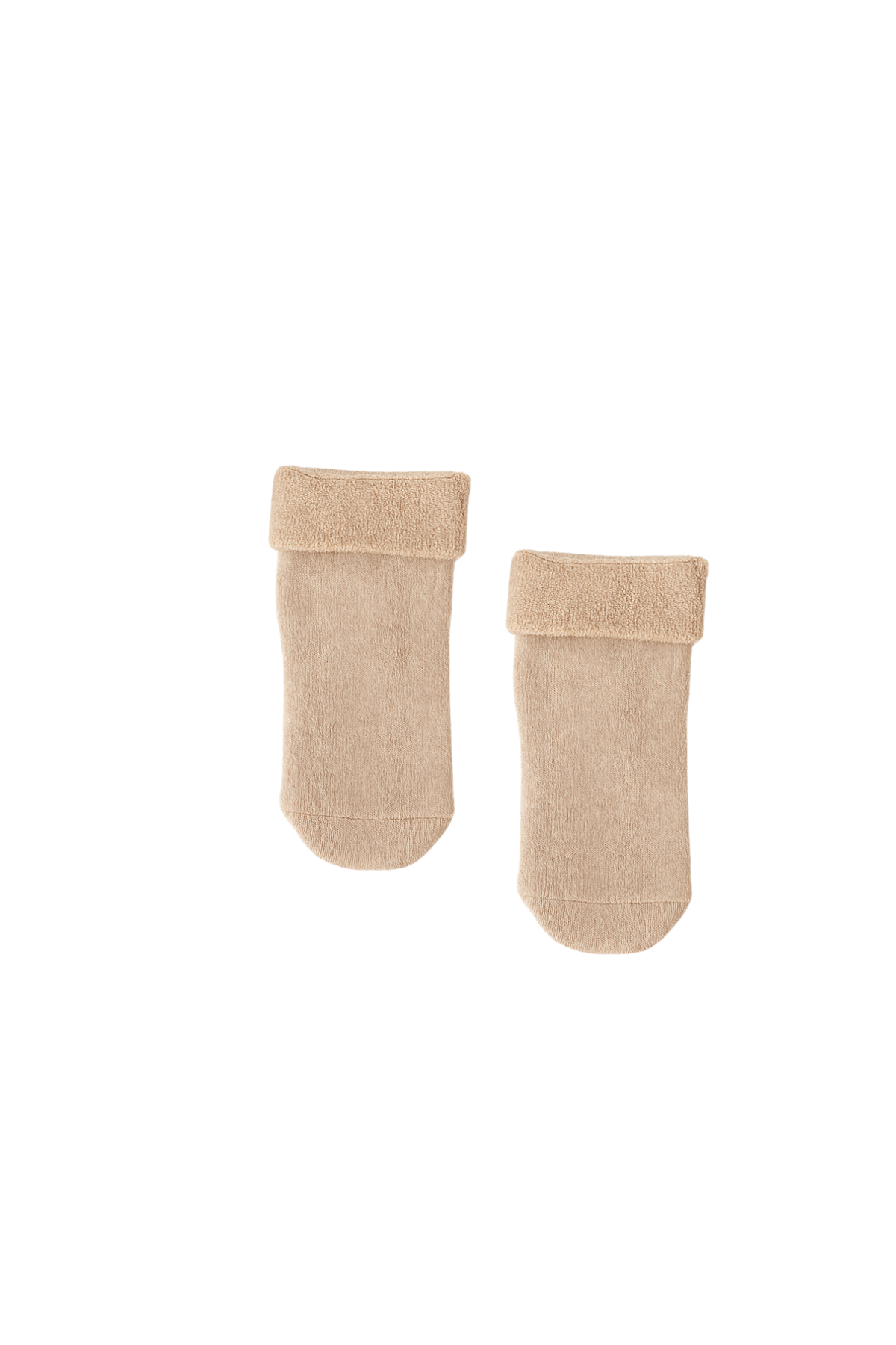 Baby Teddy 3-Piece Towel Sock Set Brown