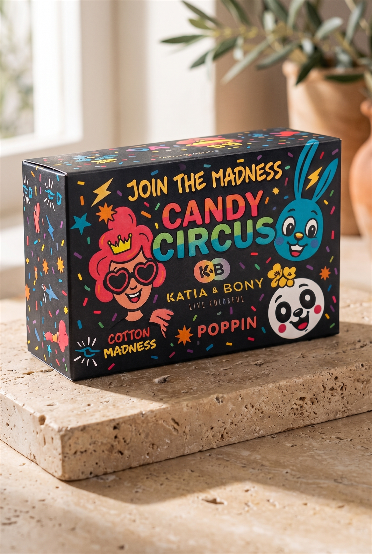 Candy Desenli Unisex Hediye Kutusu Seti