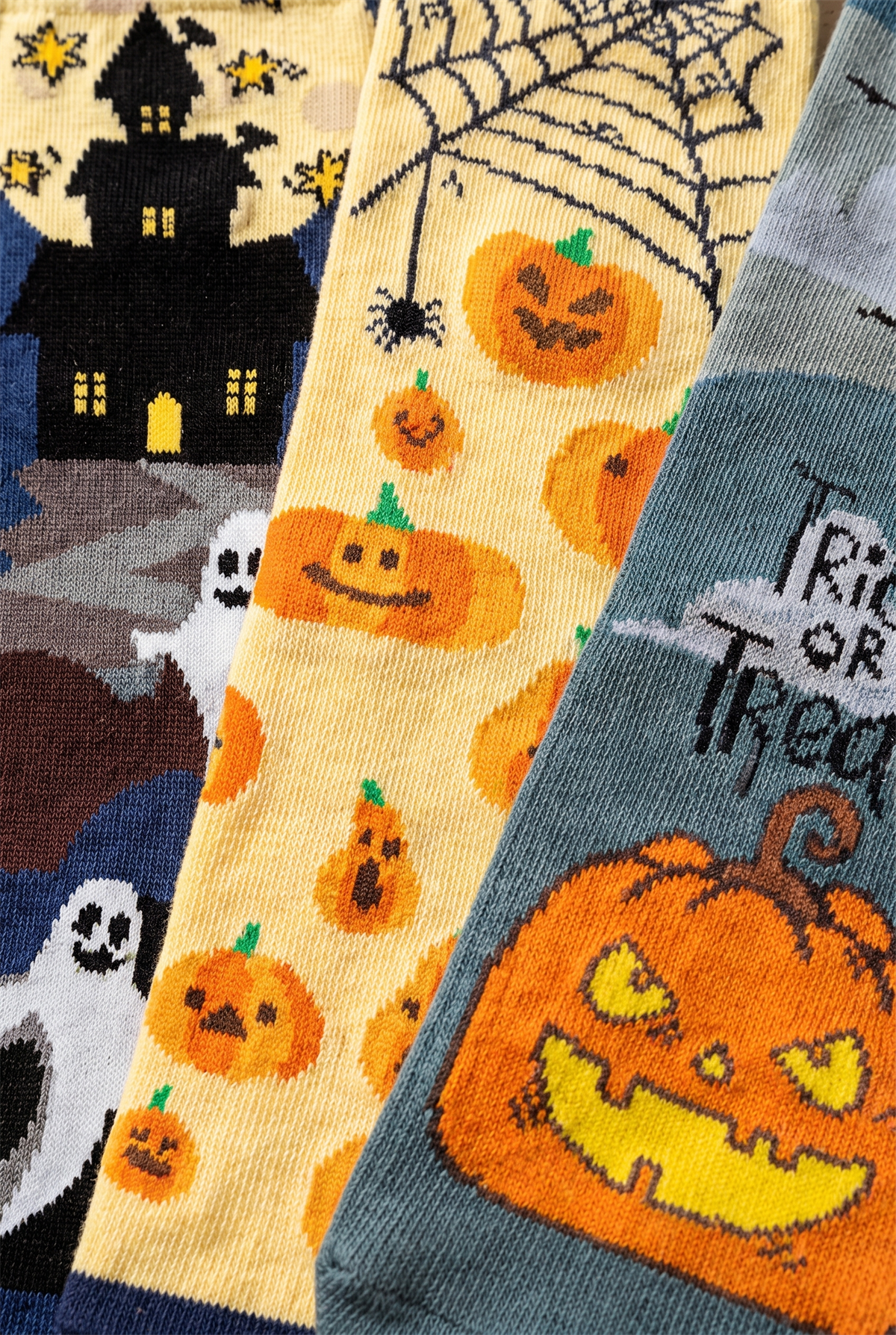 Çocuk 3lü Halloween Desenli Kutulu Soket Çorap