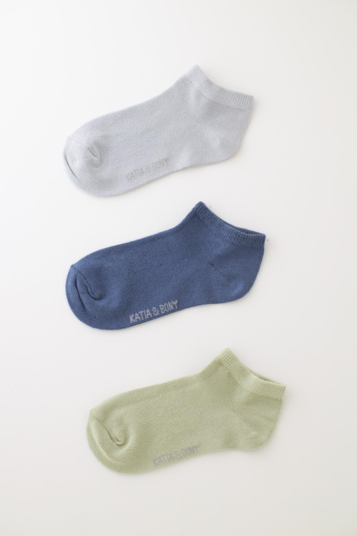 Childrens 3-Pack Cotton Socks