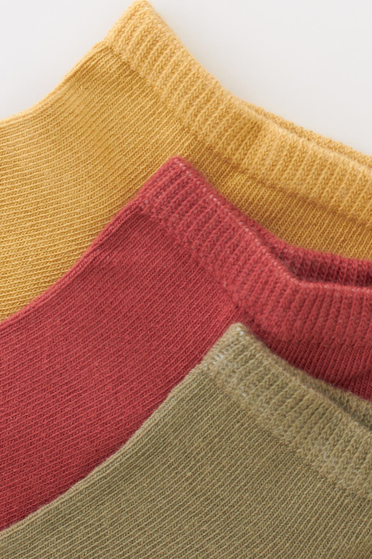 Childrens Cotton Three-Pack Ankle Socks