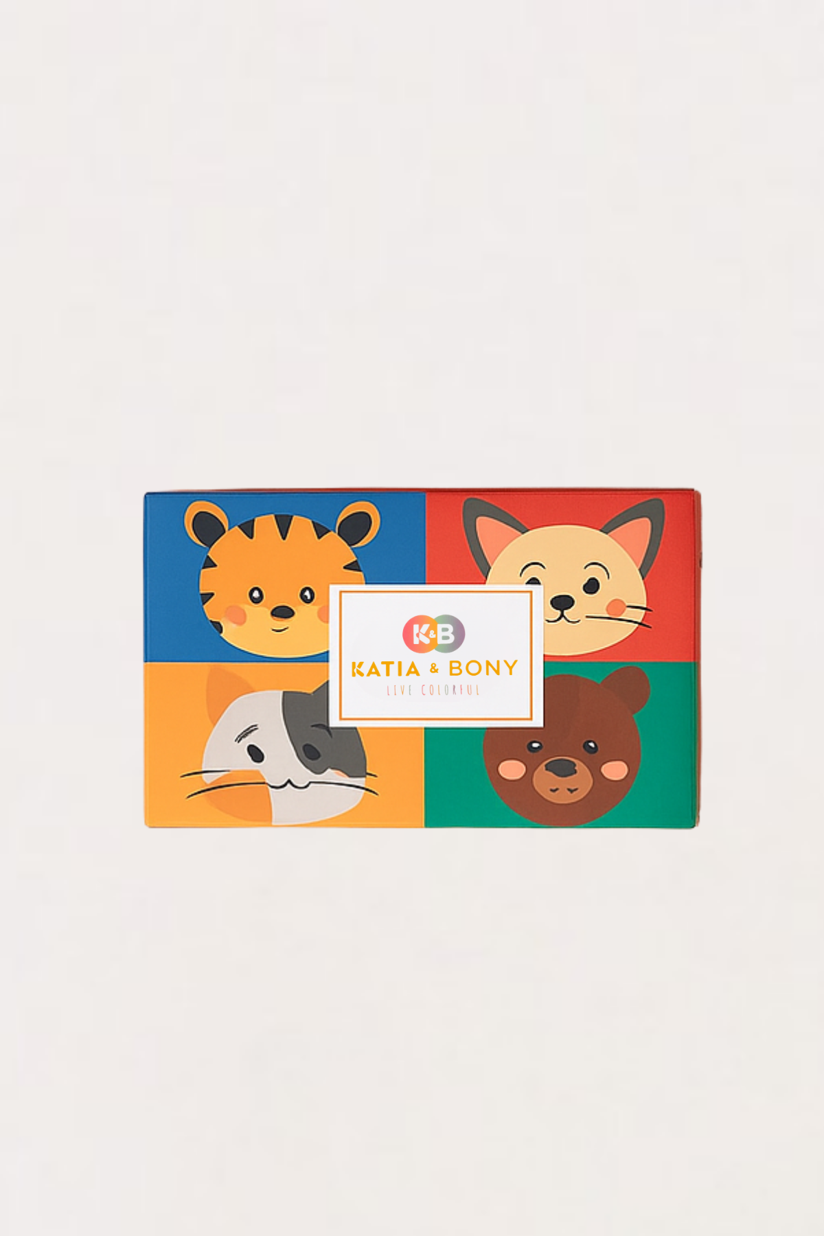 Childrens 4-Pack Cute Animal Patterned Sock Socks Multi-Colored