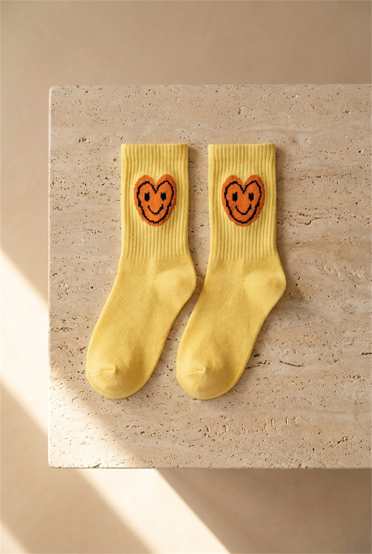 Çocuk 4lü Gülen Yüz Emojili Soket Çorap