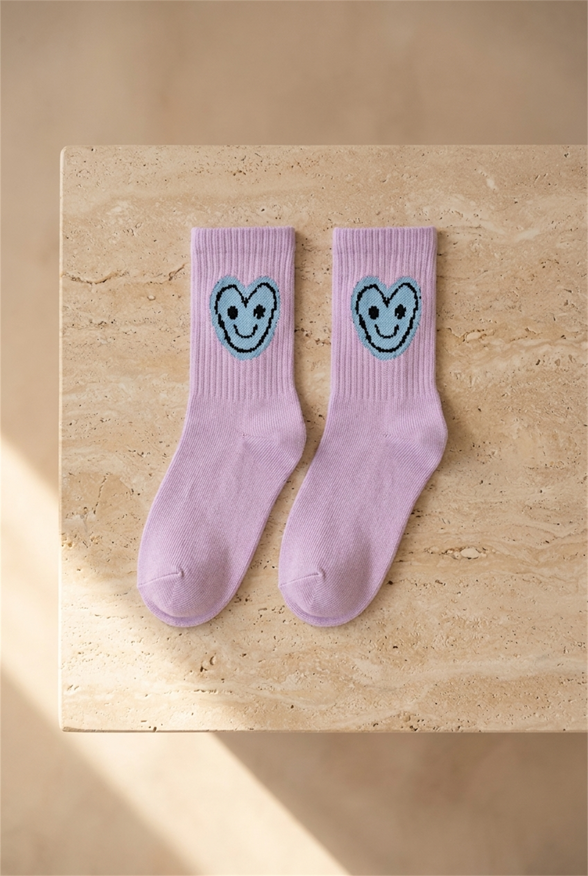 Çocuk 4lü Gülen Yüz Emojili Soket Çorap
