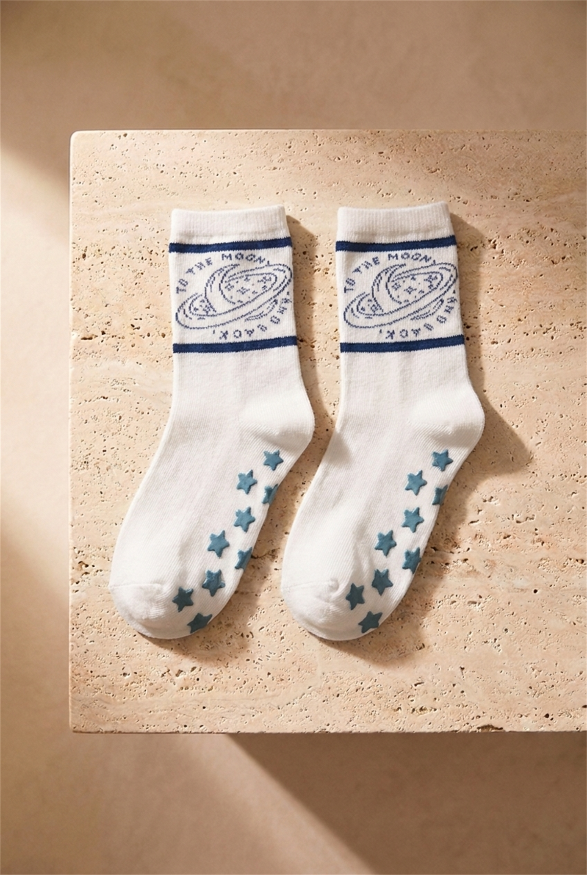 4Pck Space Pattern Chıldrens Socket Socks Patterned