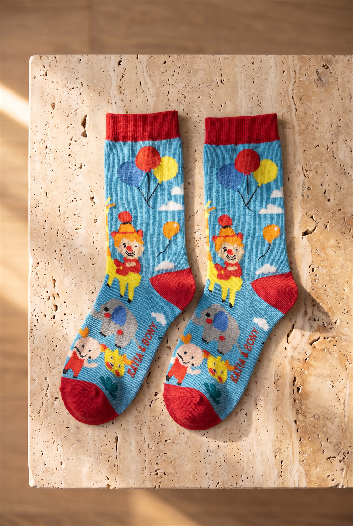 5Pck Carnıval Chıldrens Socks Patterned