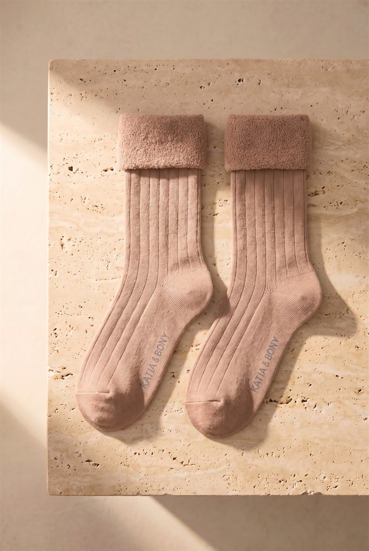 Childrens 5-Piece Towel Socks Pink Mix