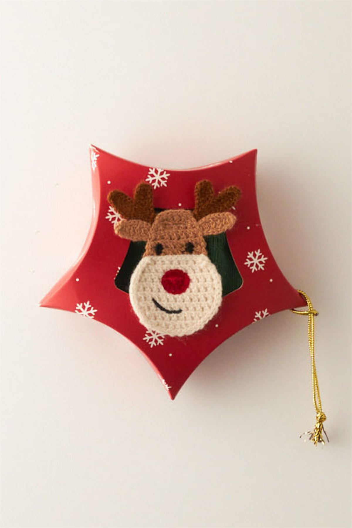 Çocuk Geyik Desenli  Kutulu Yılbaşı Soket Çorap Yeşil