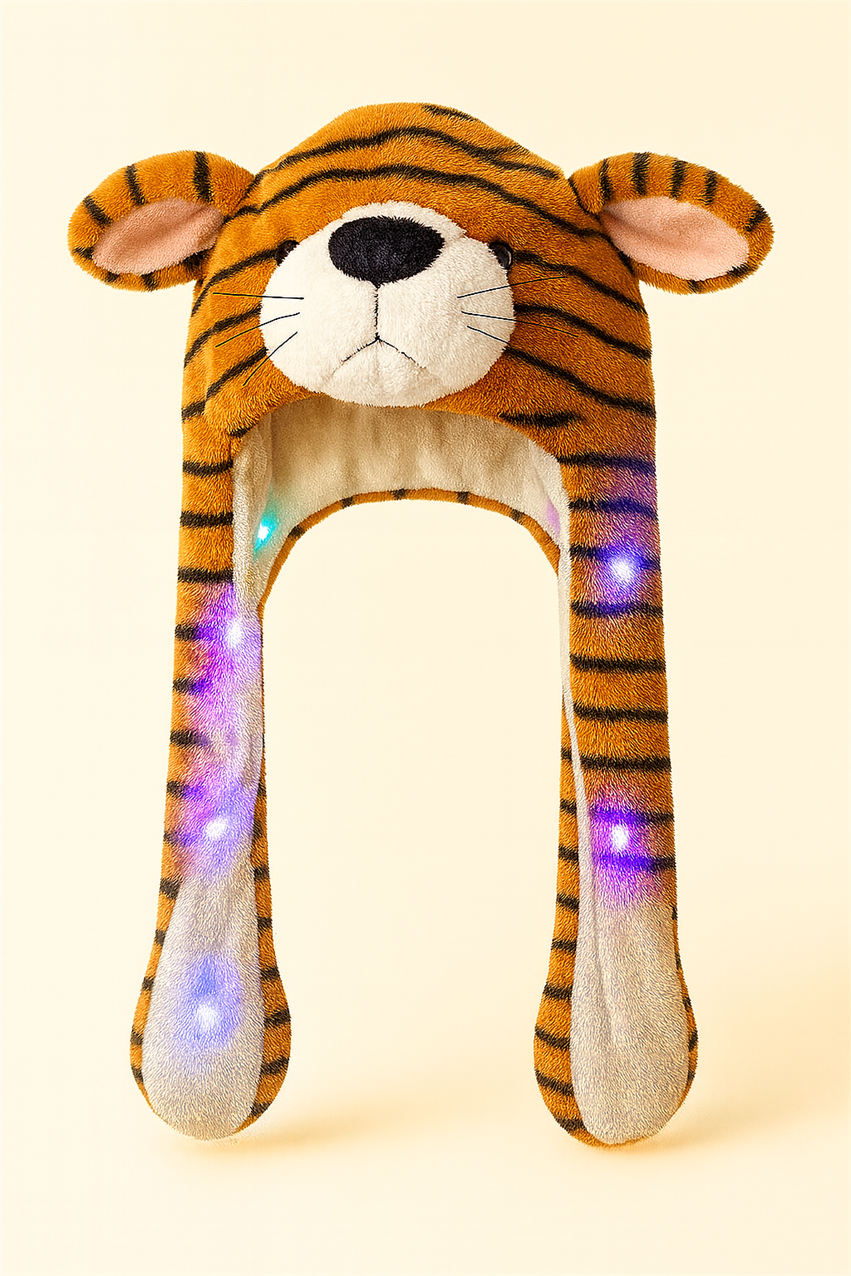 Çocuk Kaplanlı Işıklı Kulak Koruyucu