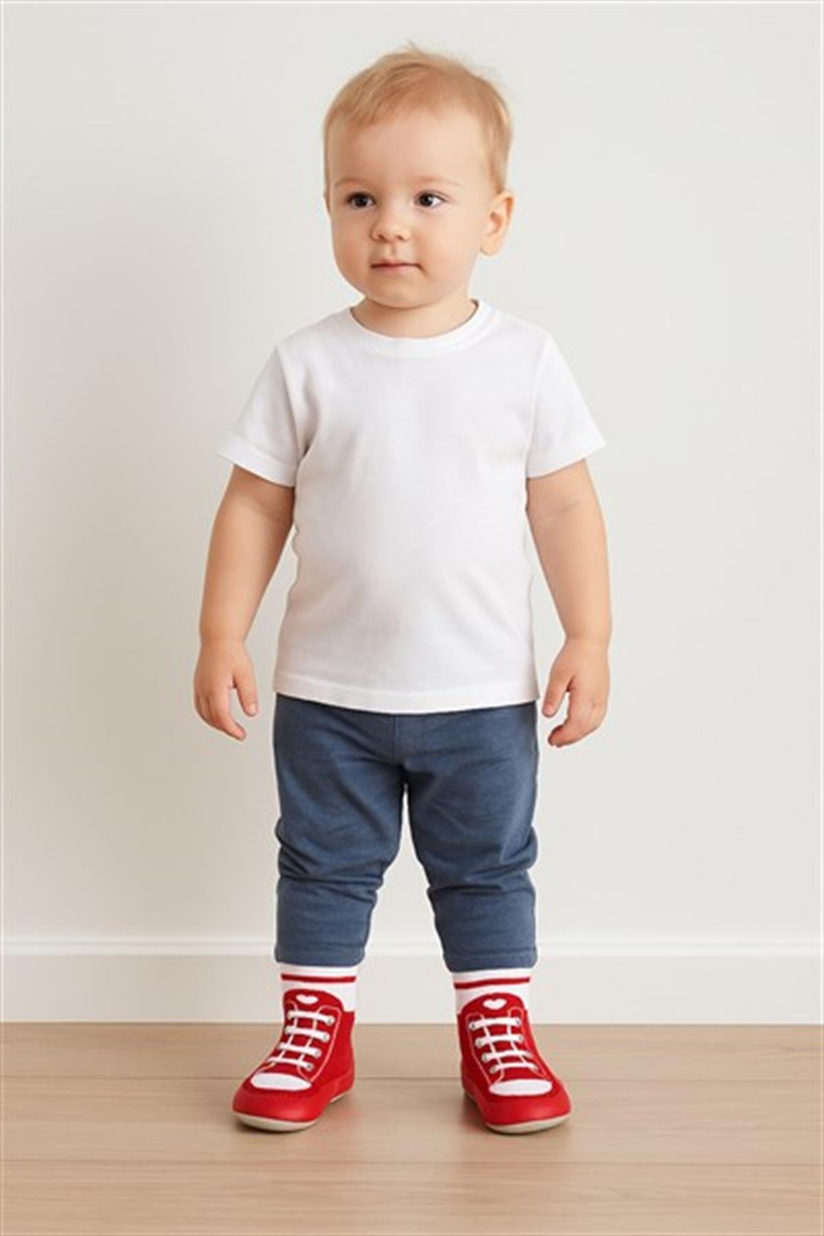 22501G7002 BAĞCIK DESENLİ ÇOCUK MAKOSEN Kırmızı