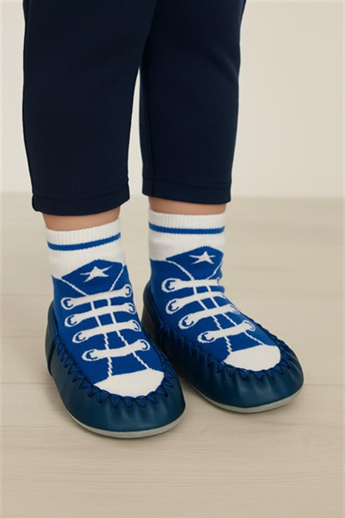 22501G7002 BAĞCIK DESENLİ ÇOCUK MAKOSEN Lacivert