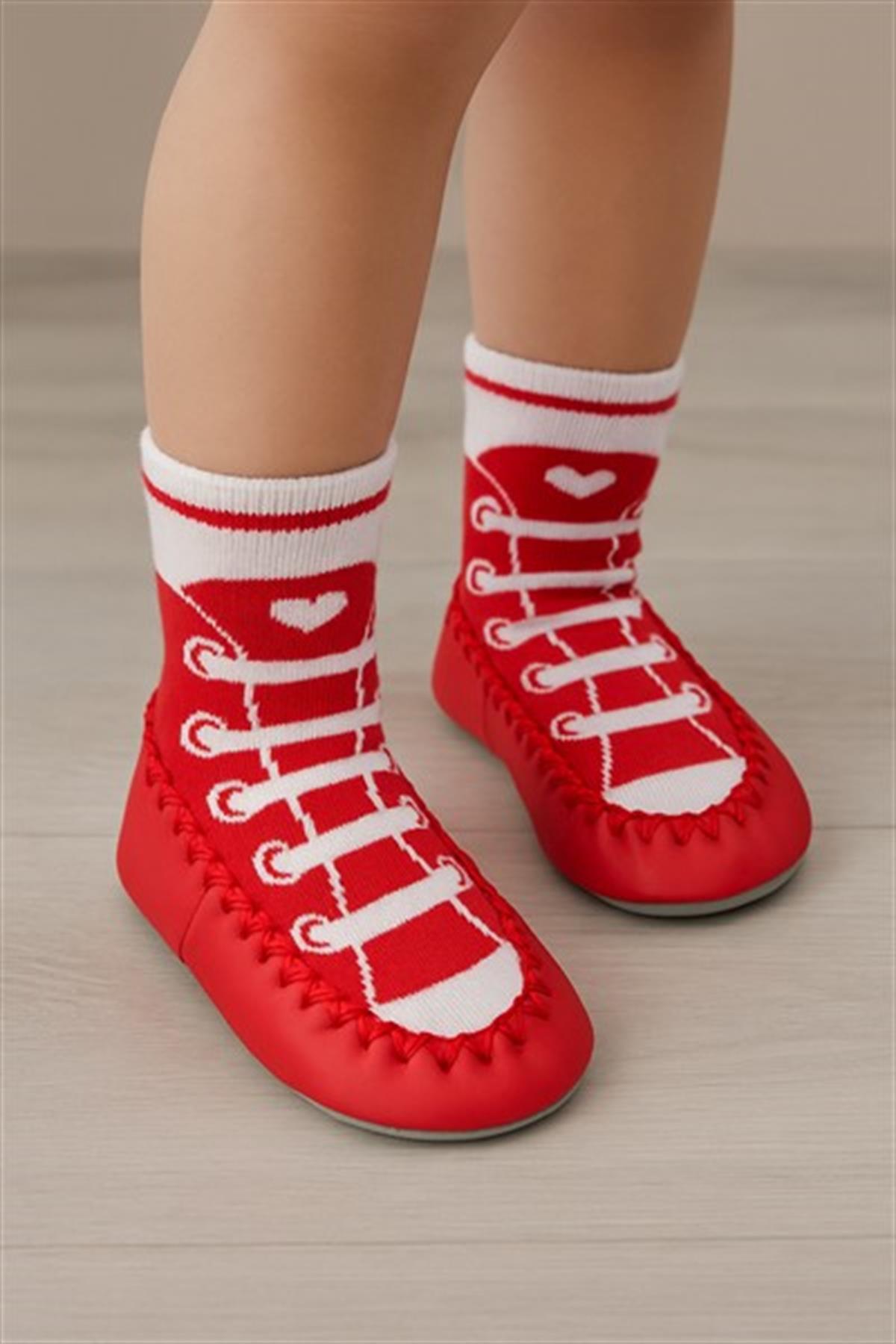 22501G7002 BAĞCIK DESENLİ ÇOCUK MAKOSEN Kırmızı