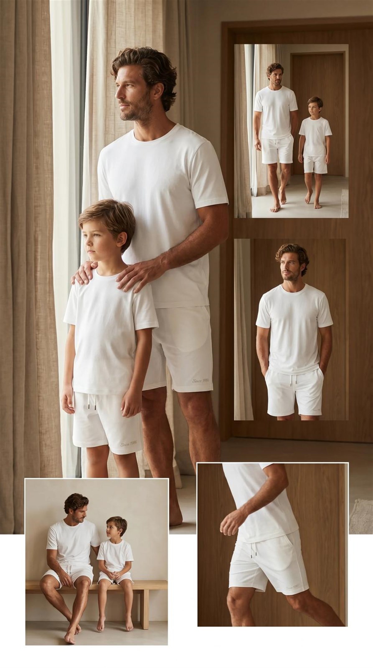 12610E2003 MODAL ÇOCUK T-SHIRT Beyaz