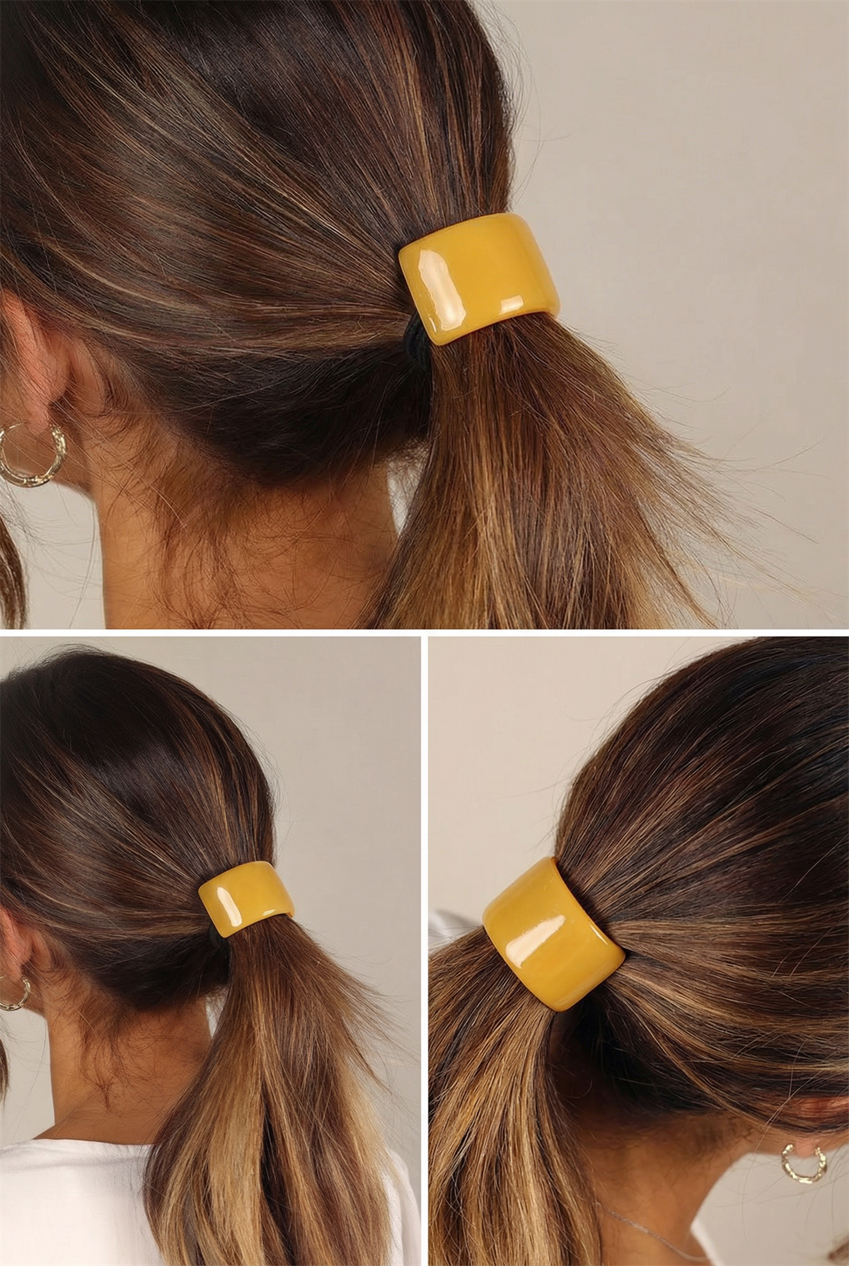 Circle Buckle Yellow