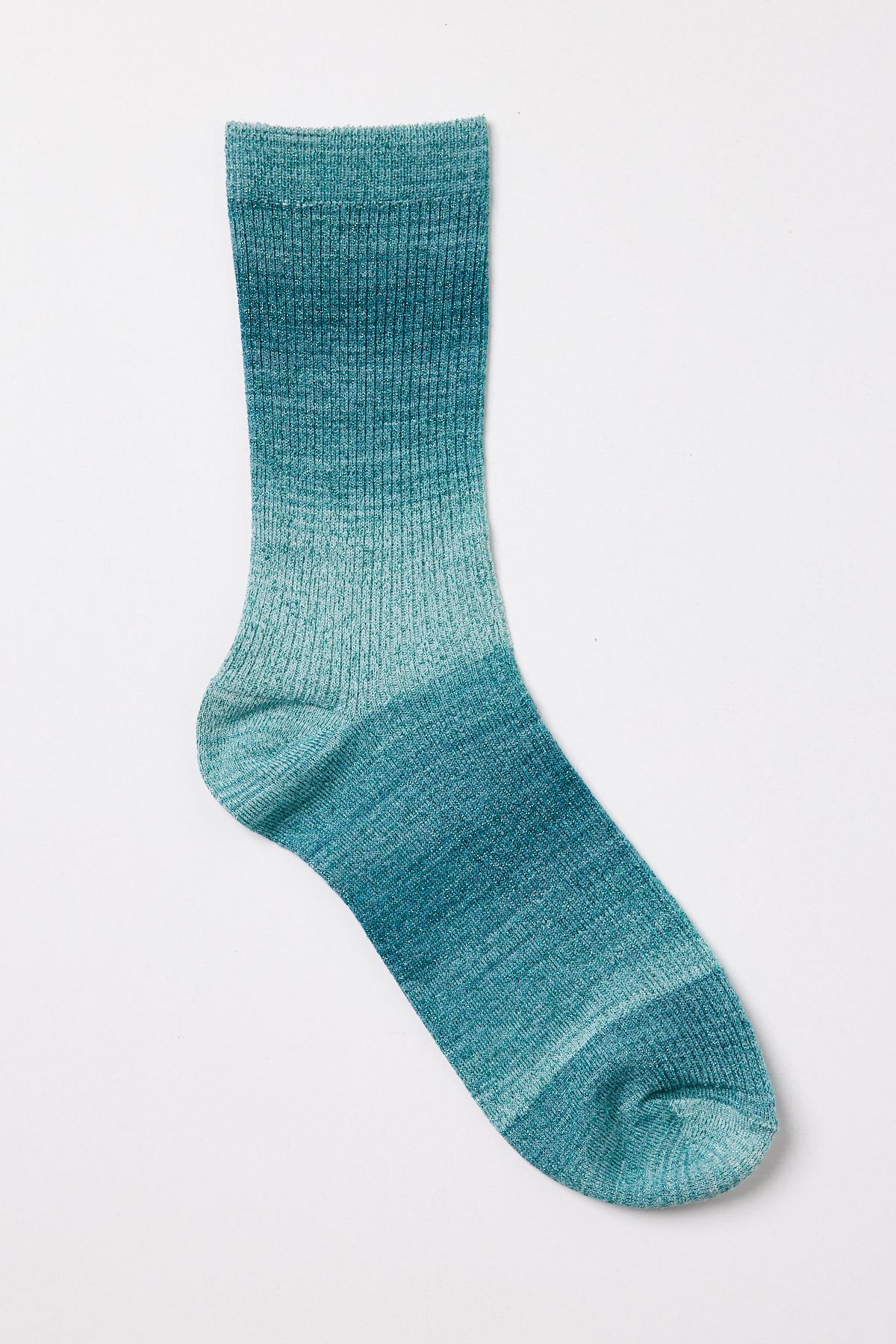 Womens Degrade Sock Green