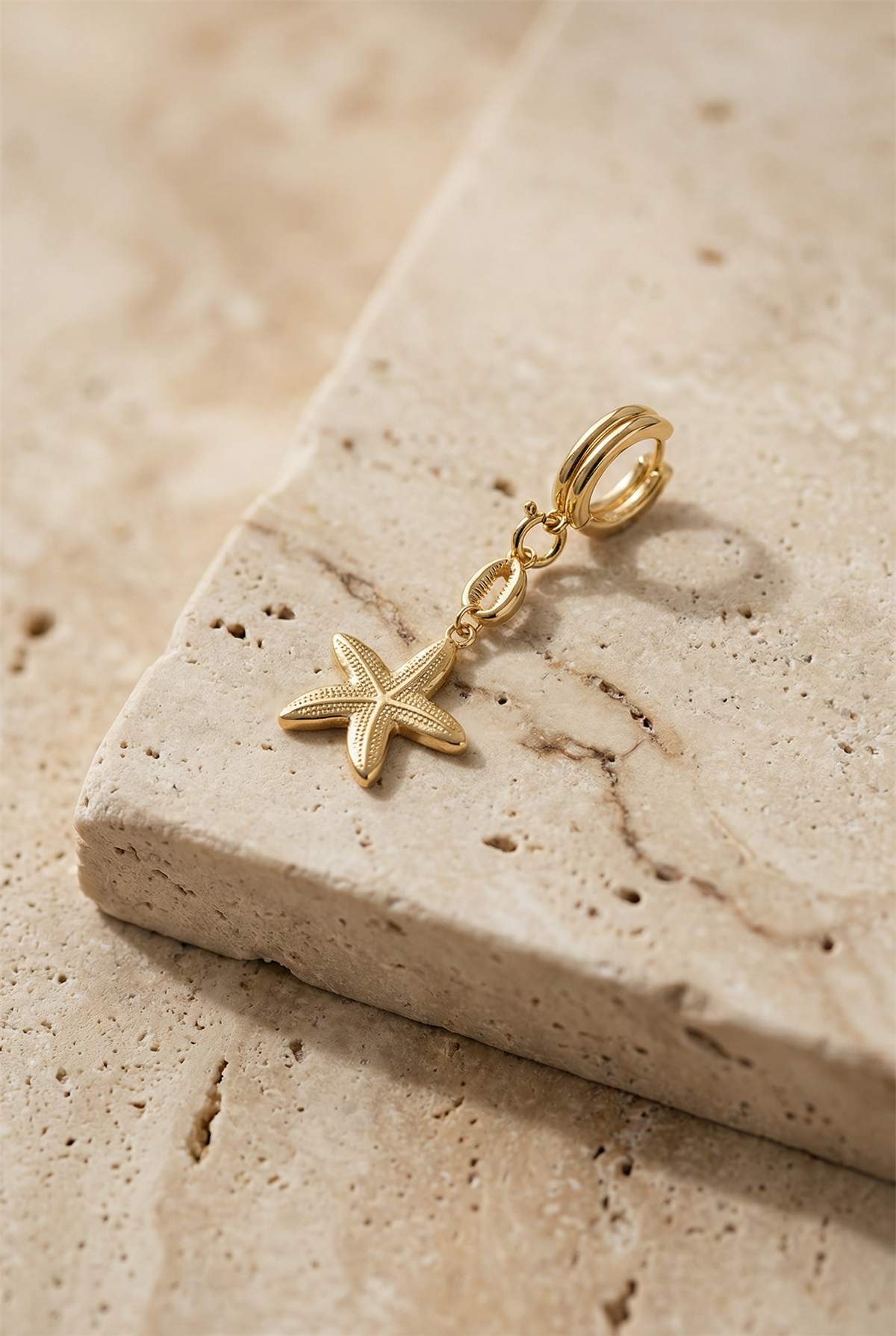 Starfish Bikini Charm Gold