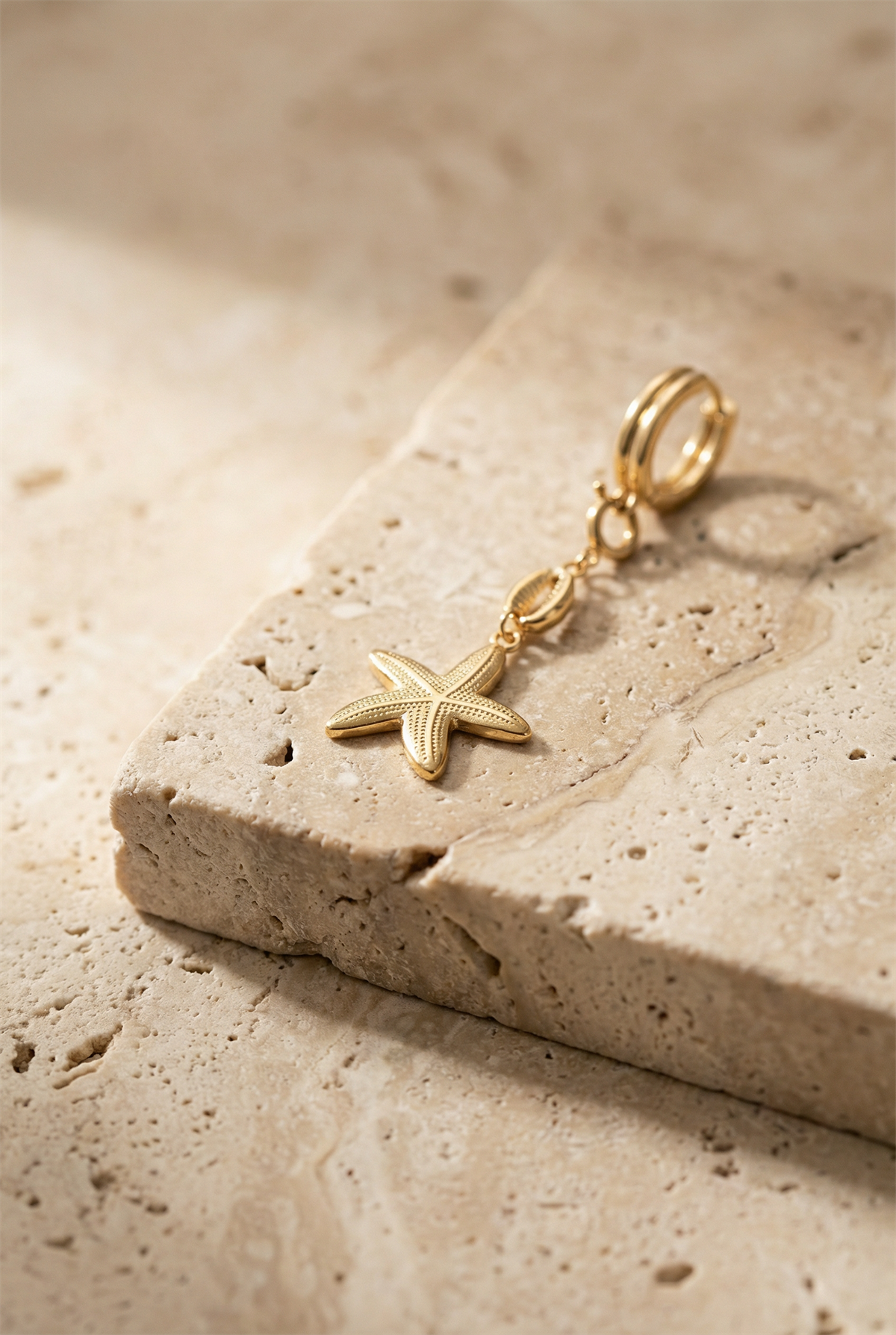 Starfish Bikini Charm Gold