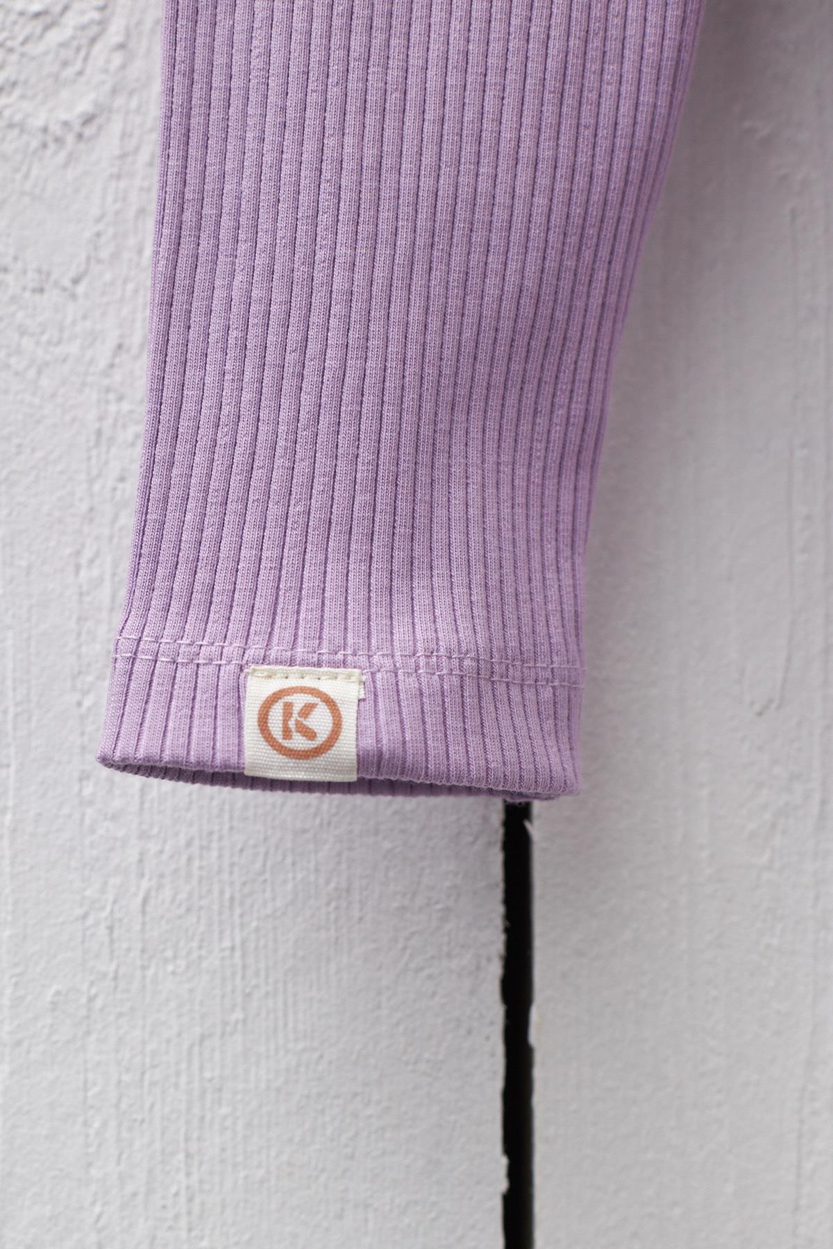 Fitilli Basıc Çocuk Tayt Lila