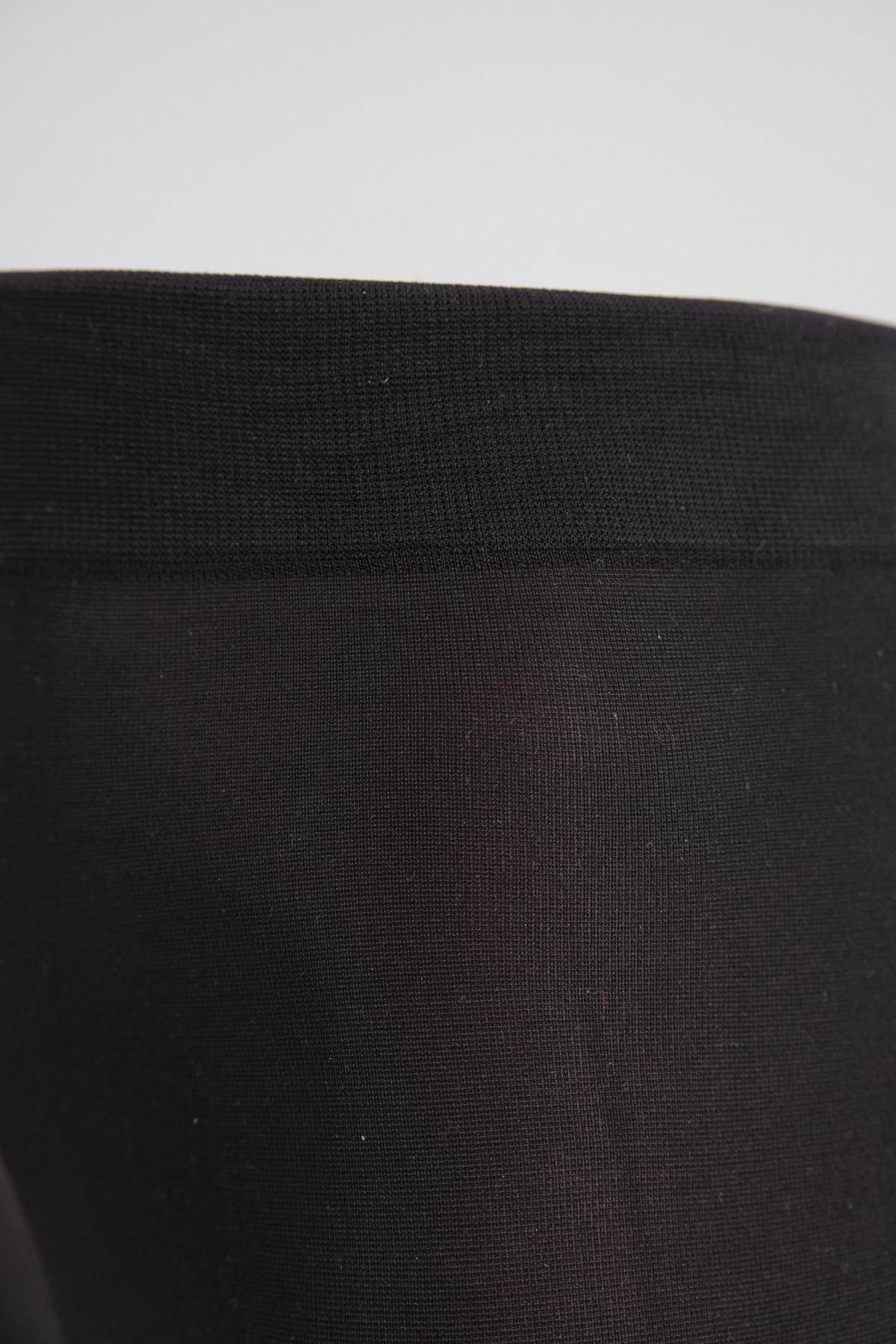 Patterned Childrens Tights Black