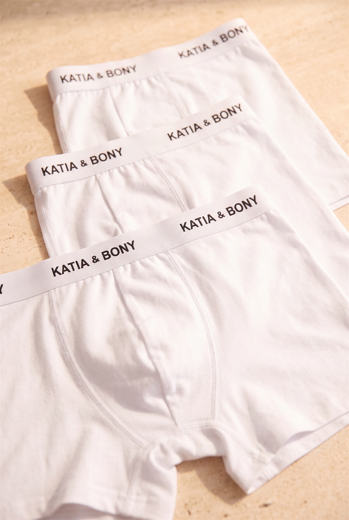 22603M4001 3PCK BASIC KUTULU MODAL ERKEK BOXER Beyaz