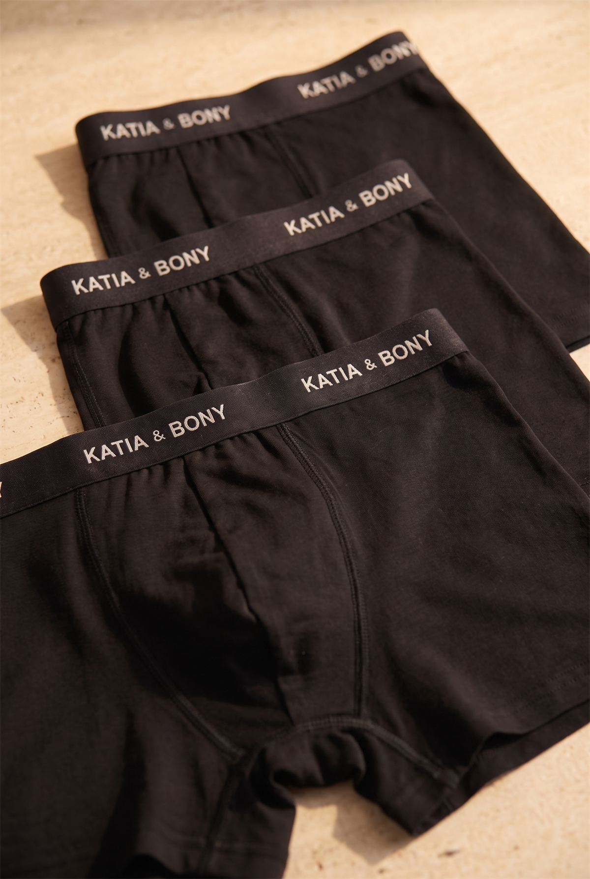 Erkek 3lü Kutulu Basic Modal Boxer Siyah
