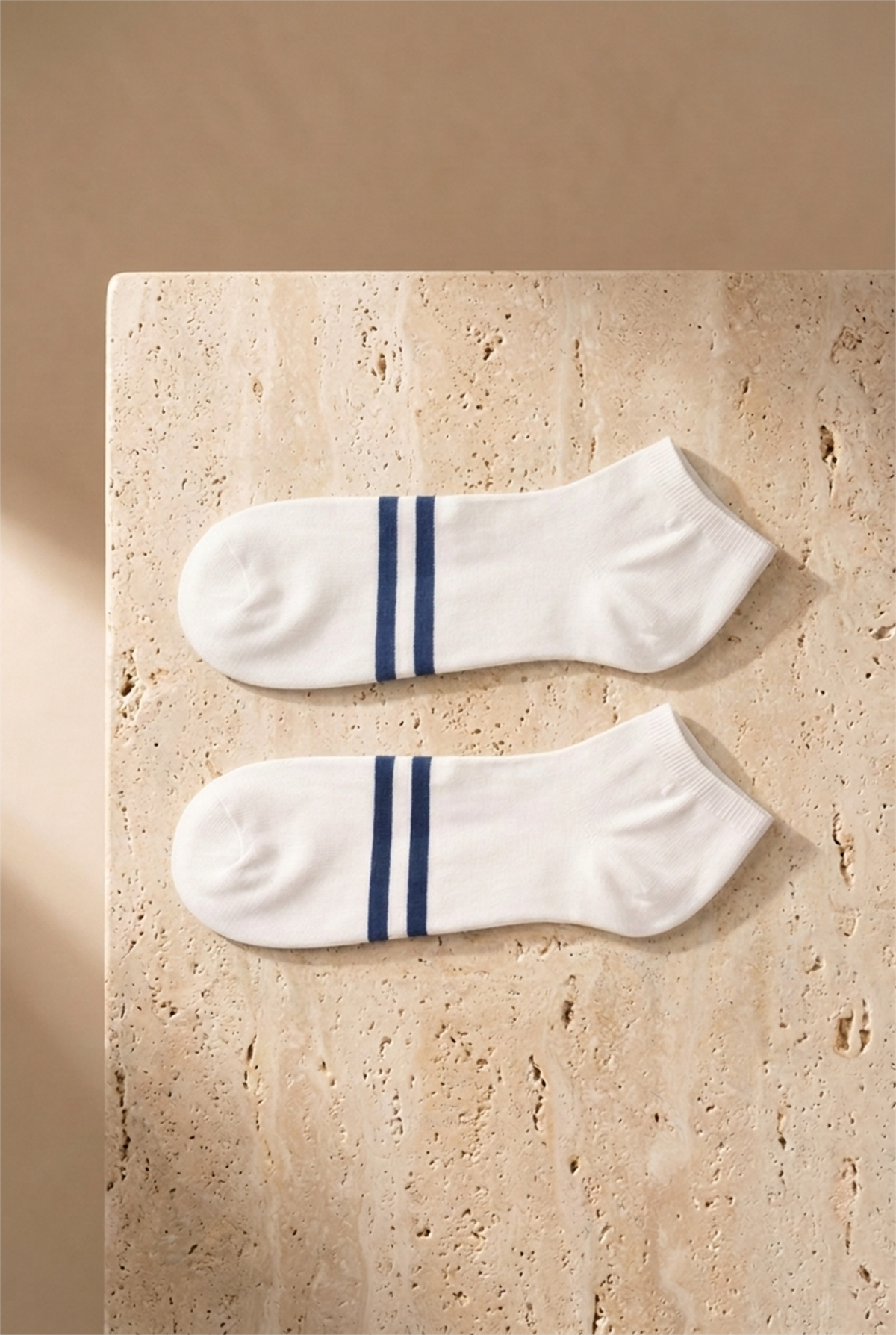 Mens 4-Piece Striped Step Socks