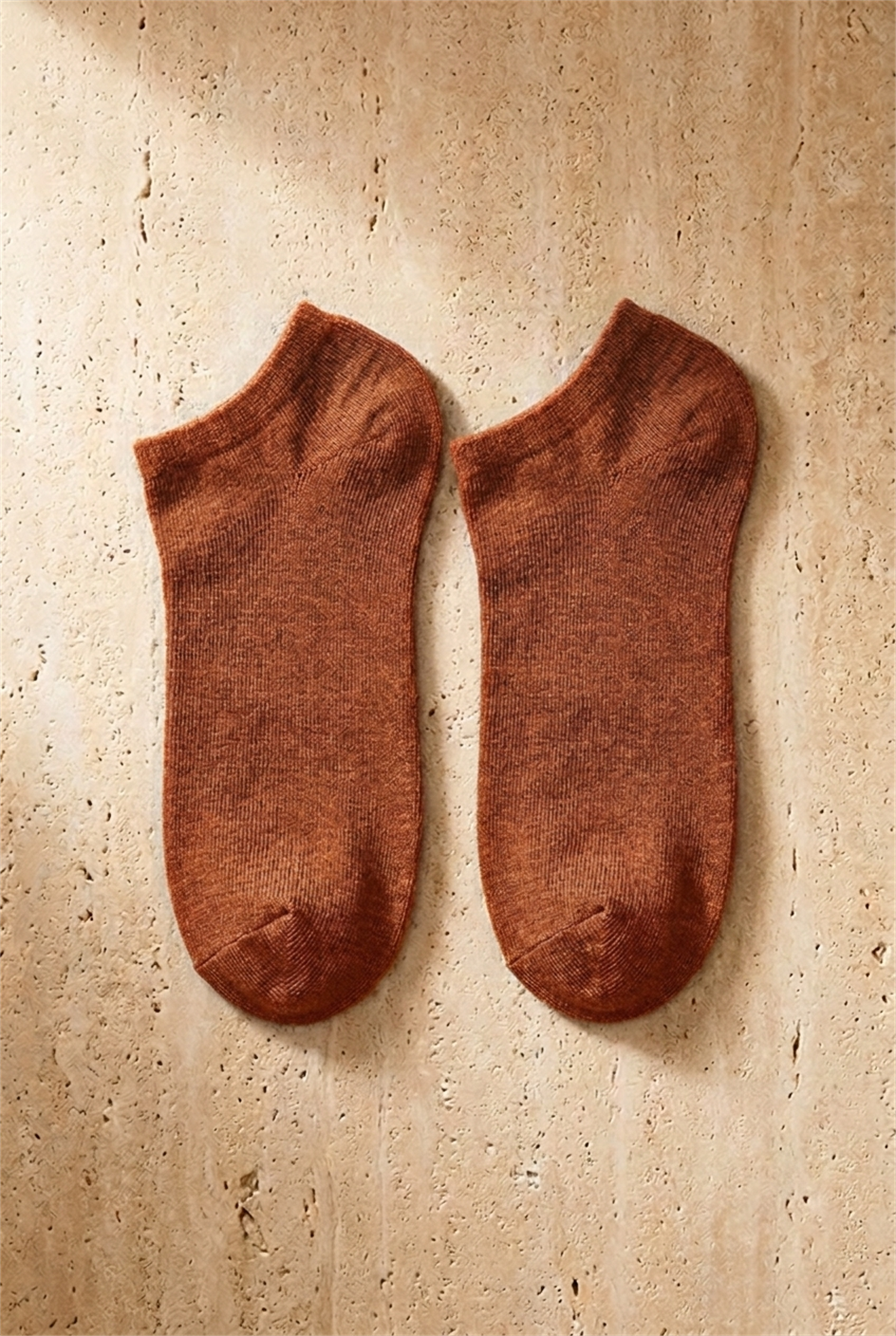 Mens 4 Pack Step Socks Brown Mix