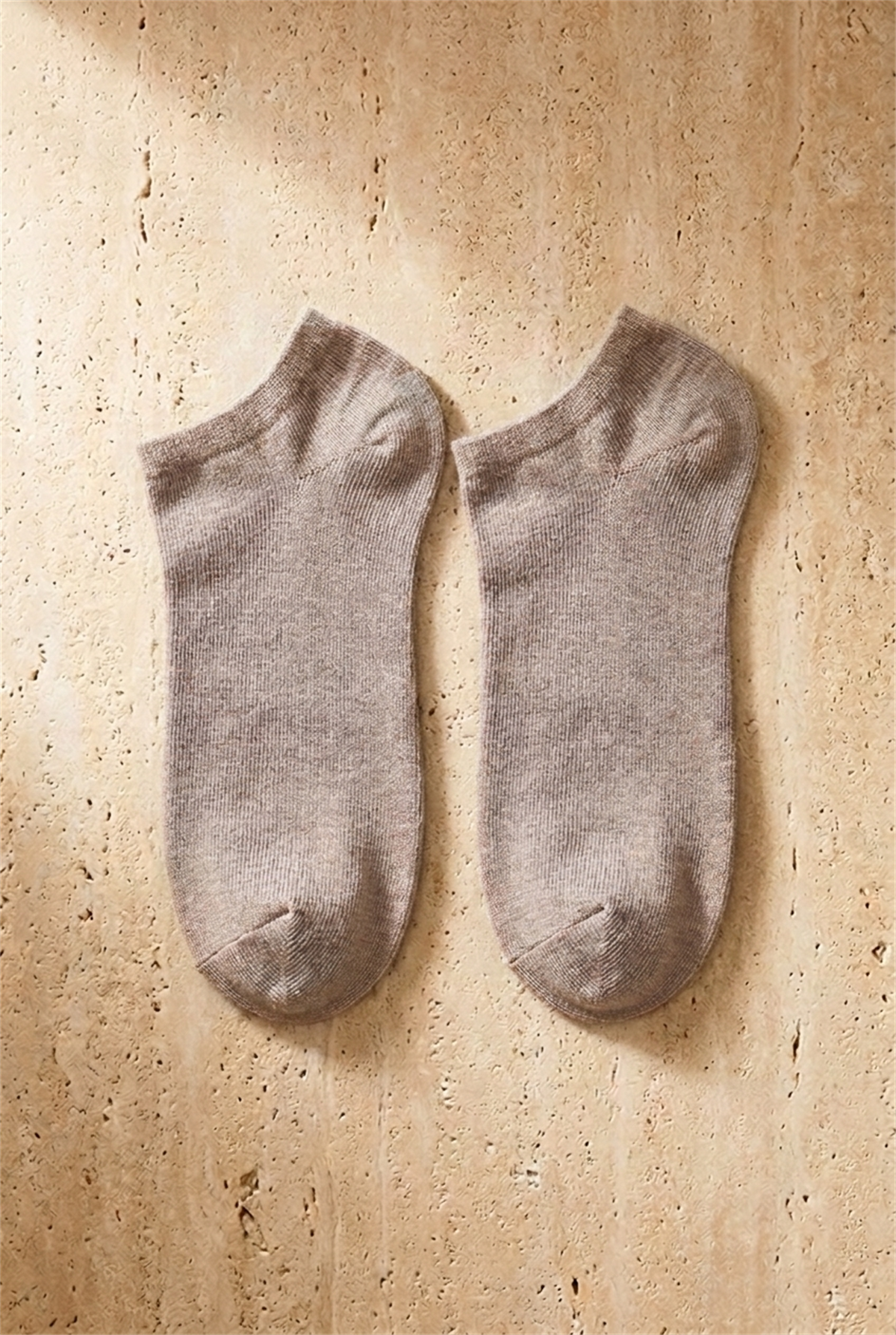 Mens 4 Pack Step Socks Brown Mix
