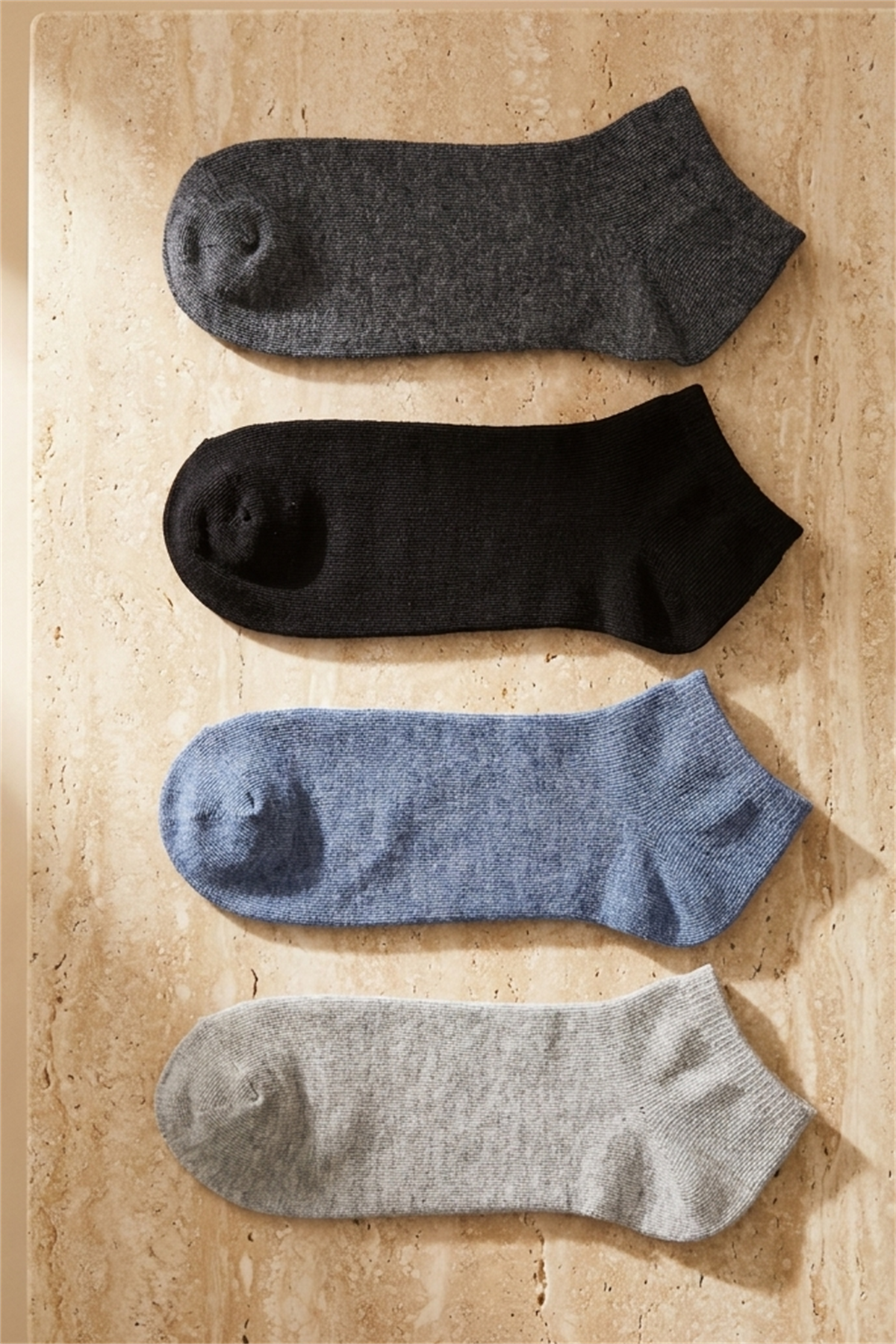 Mens 4 Pack Step Socks Mix
