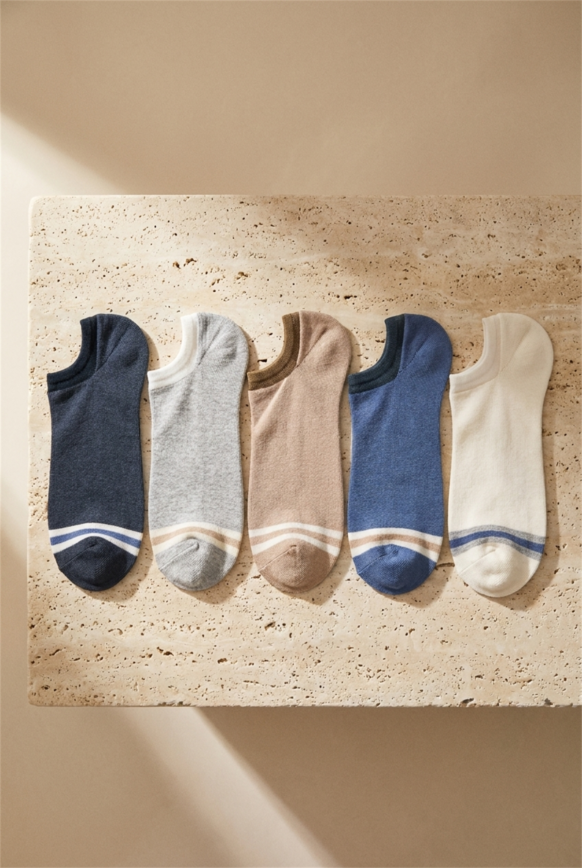 Mens 5 Pack Step Socks