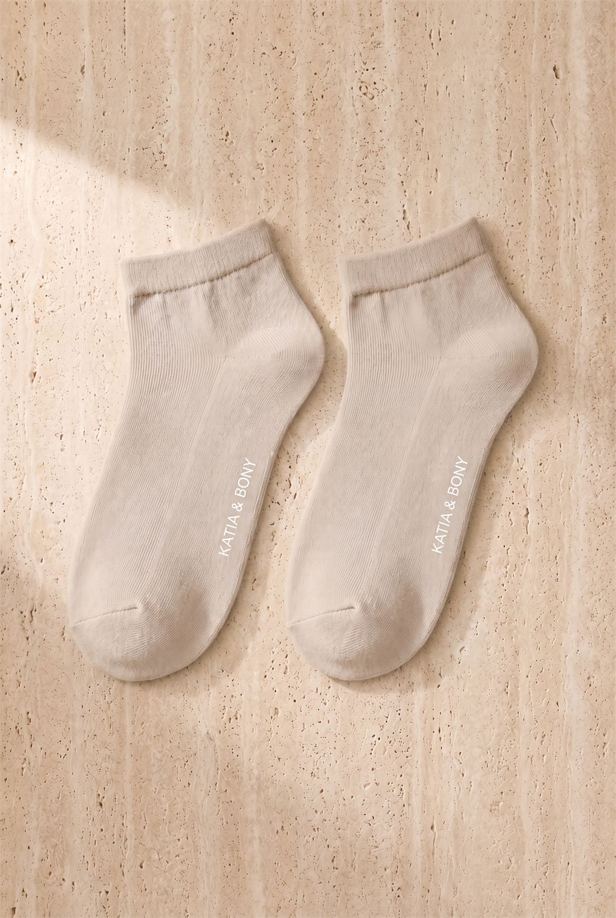 Erkek Basic Bej Step Çorap