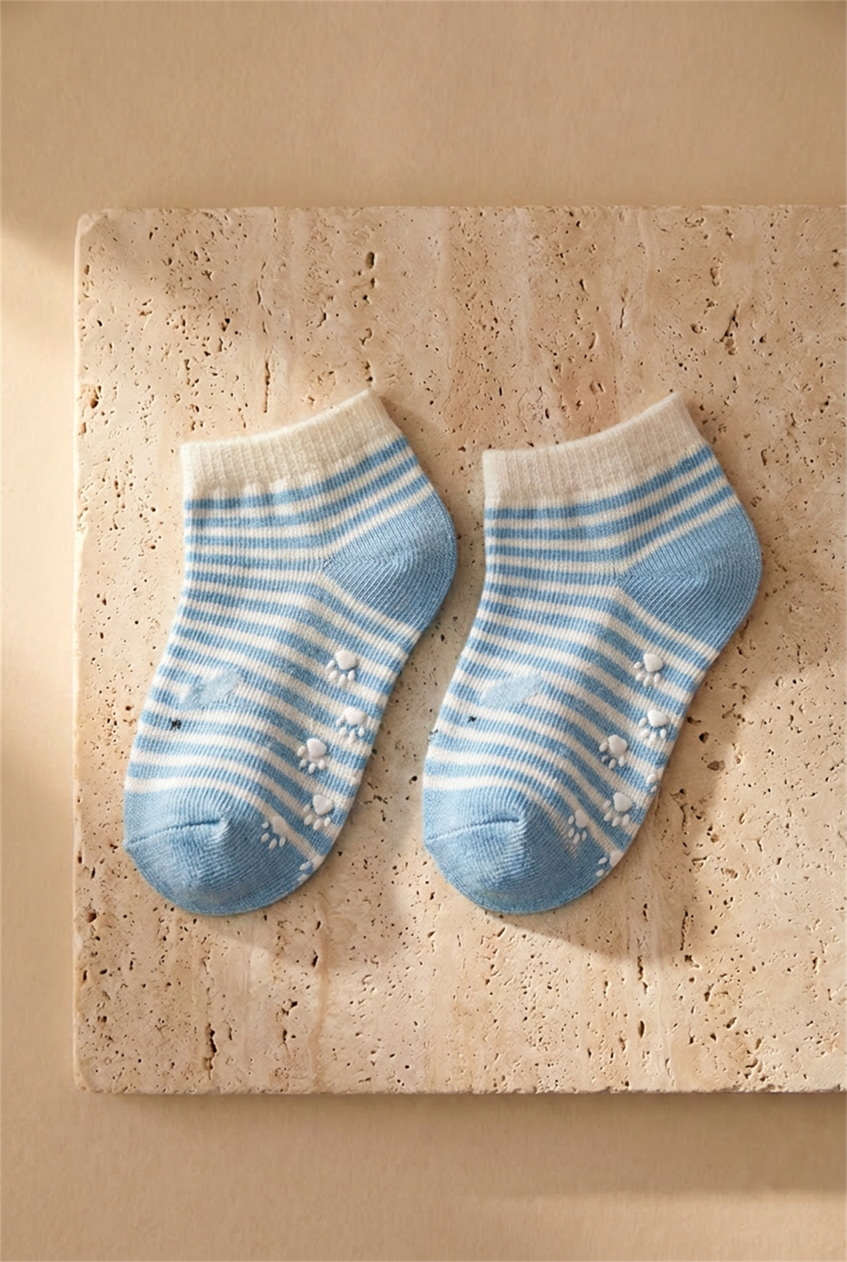 Animal Patterned 2-Piece Baby Boy Socks