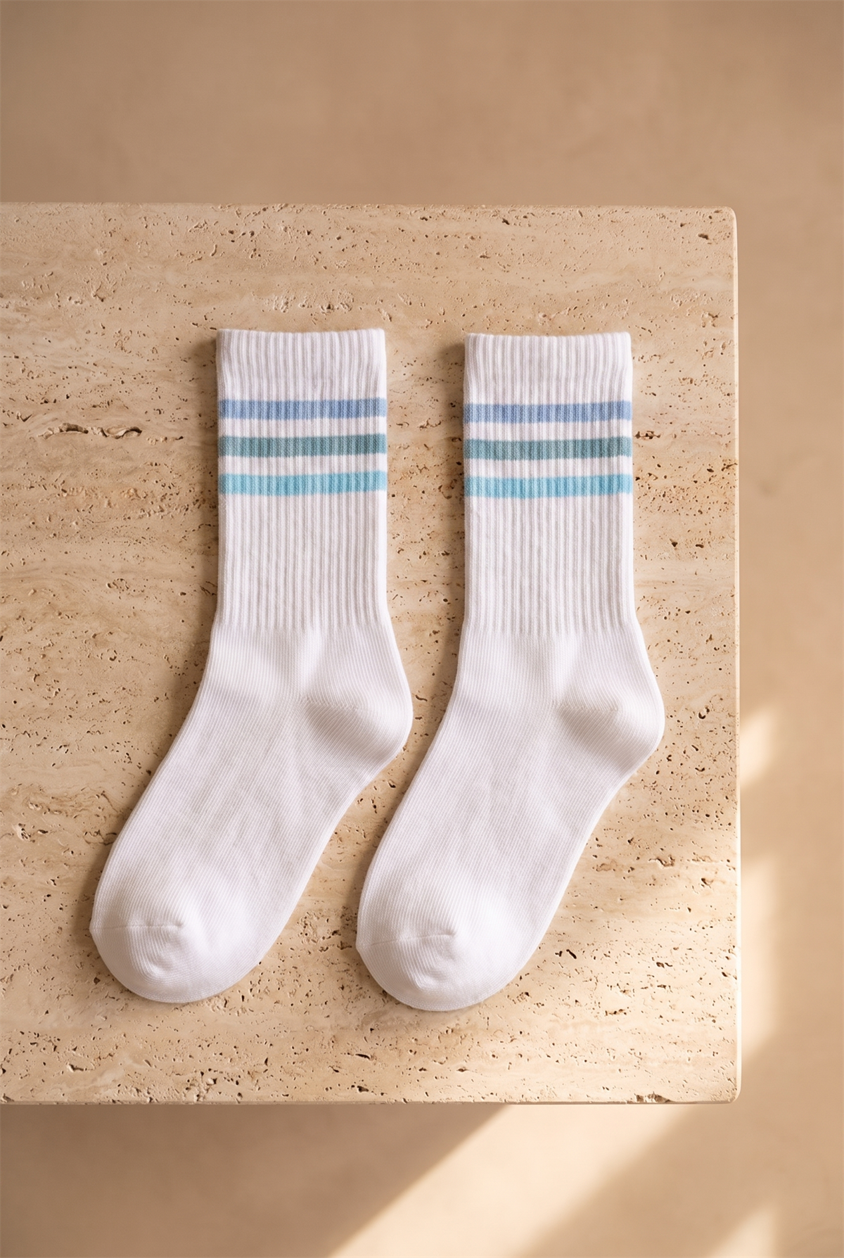 Mens Ankle Striped 3-Piece Socks