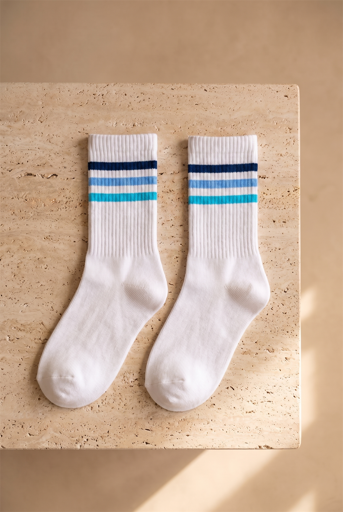 Mens Ankle Striped 3-Piece Socks