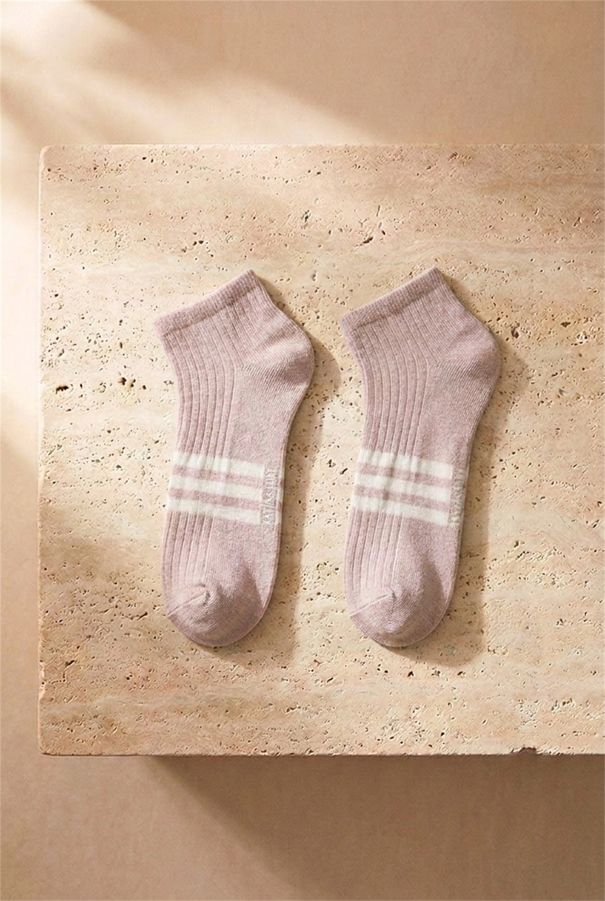 Erkek Çizgi Detaylı 3lü Step Çorap