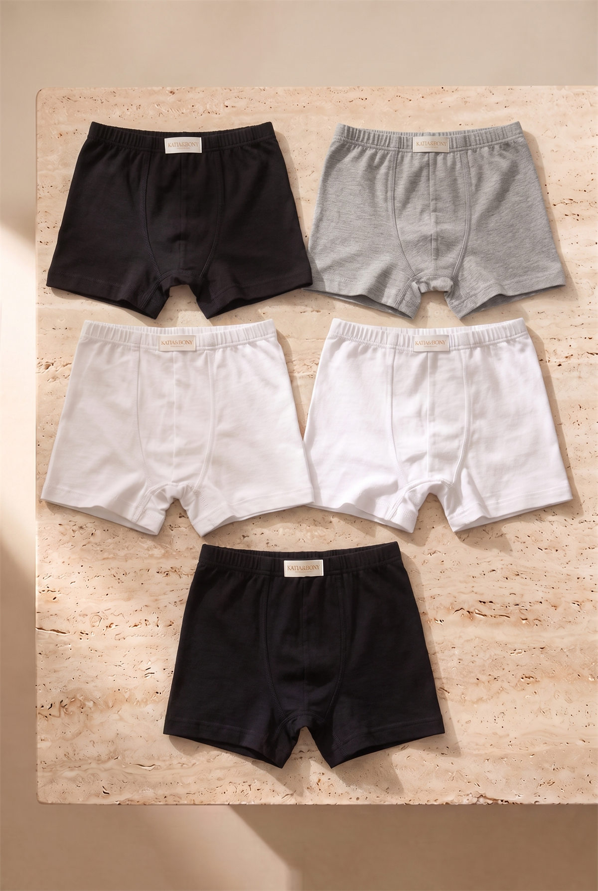 Erkek Çocuk 5li Boxer Çok Renkli
