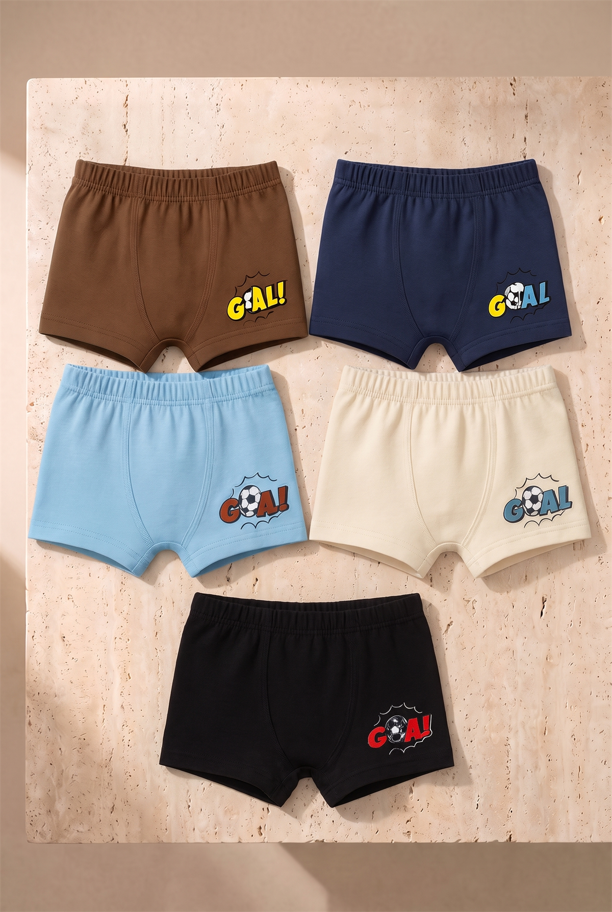 Erkek Çocuk Goal 5li Boxer
