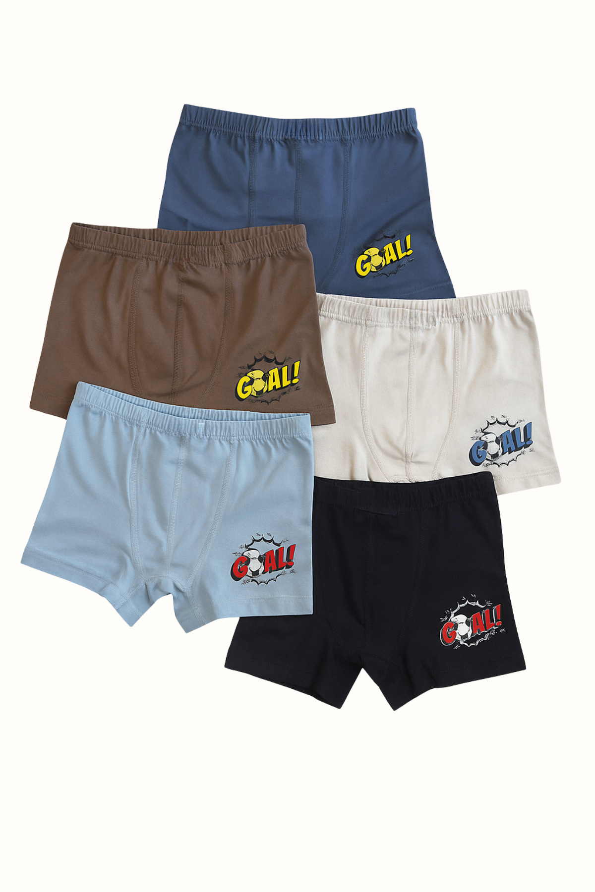 12503G1043 5PCK GOAL ERKEK ÇOCUK BOXER - 2914 ÇOK RENKLİ